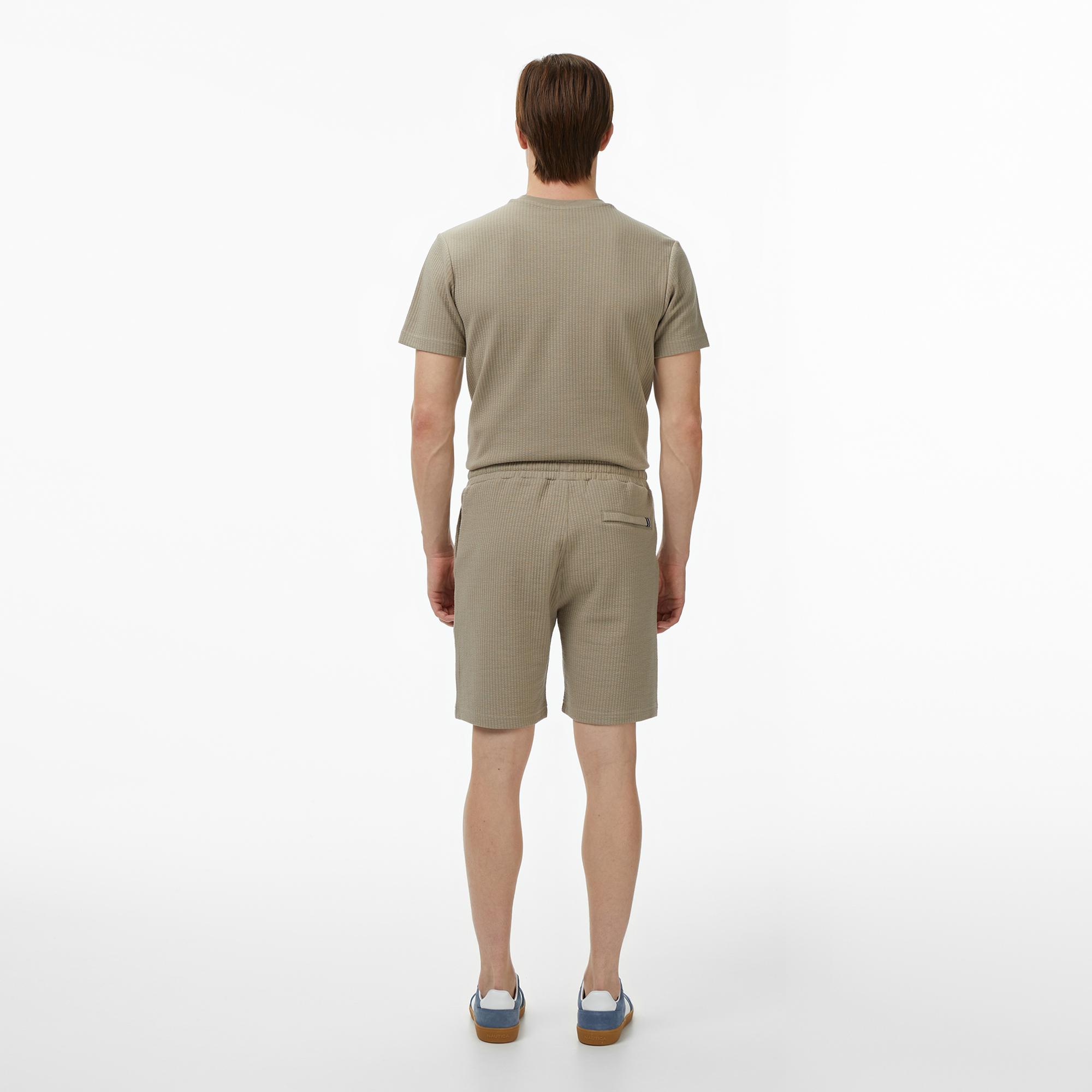 Nautica Erkek Bej Regular Fit Şort