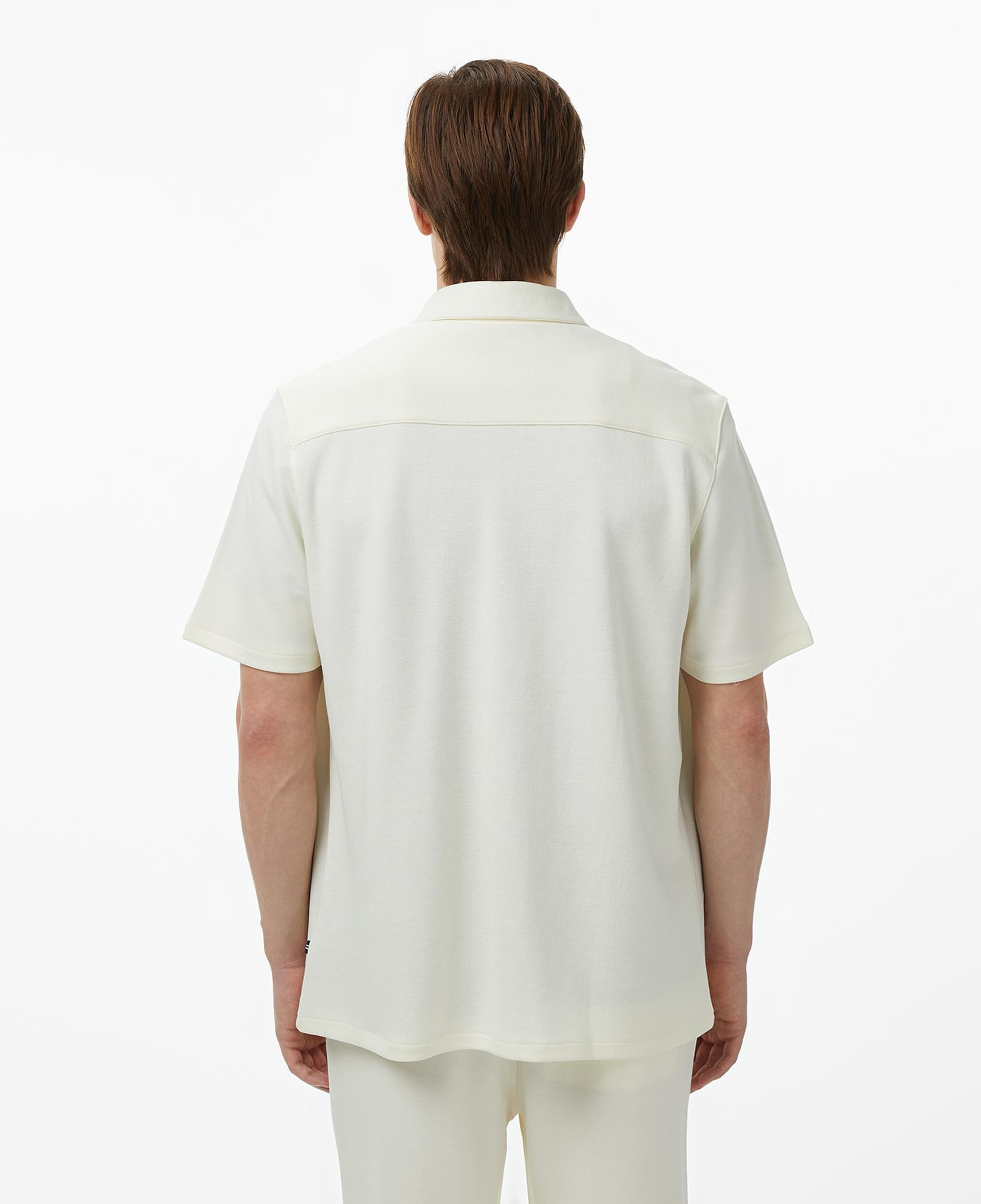 Nautica Erkek Krem Regular Fit Kısa Kollu Gömlek