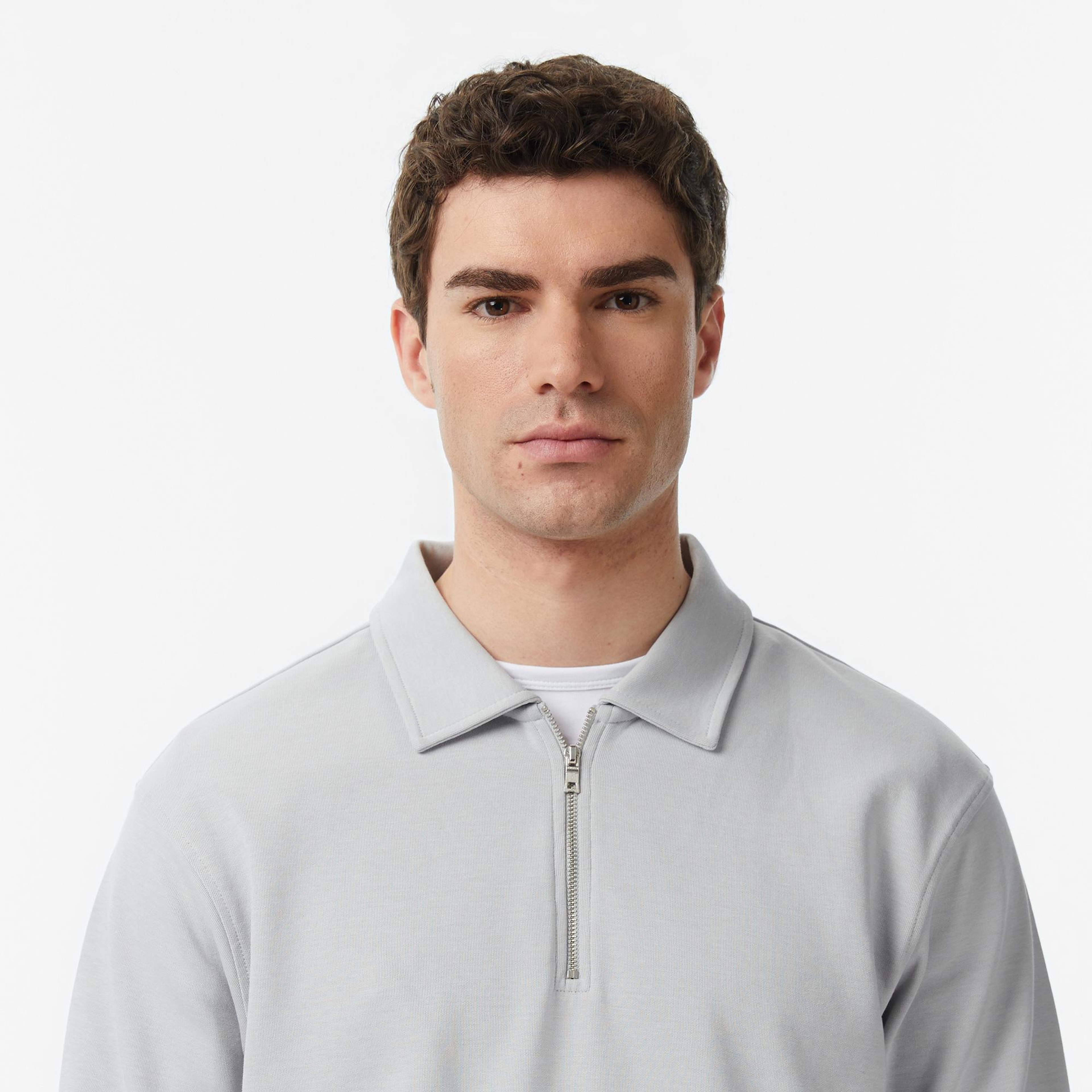 Nautica Erkek Gri Regular Fit Sweatshirt