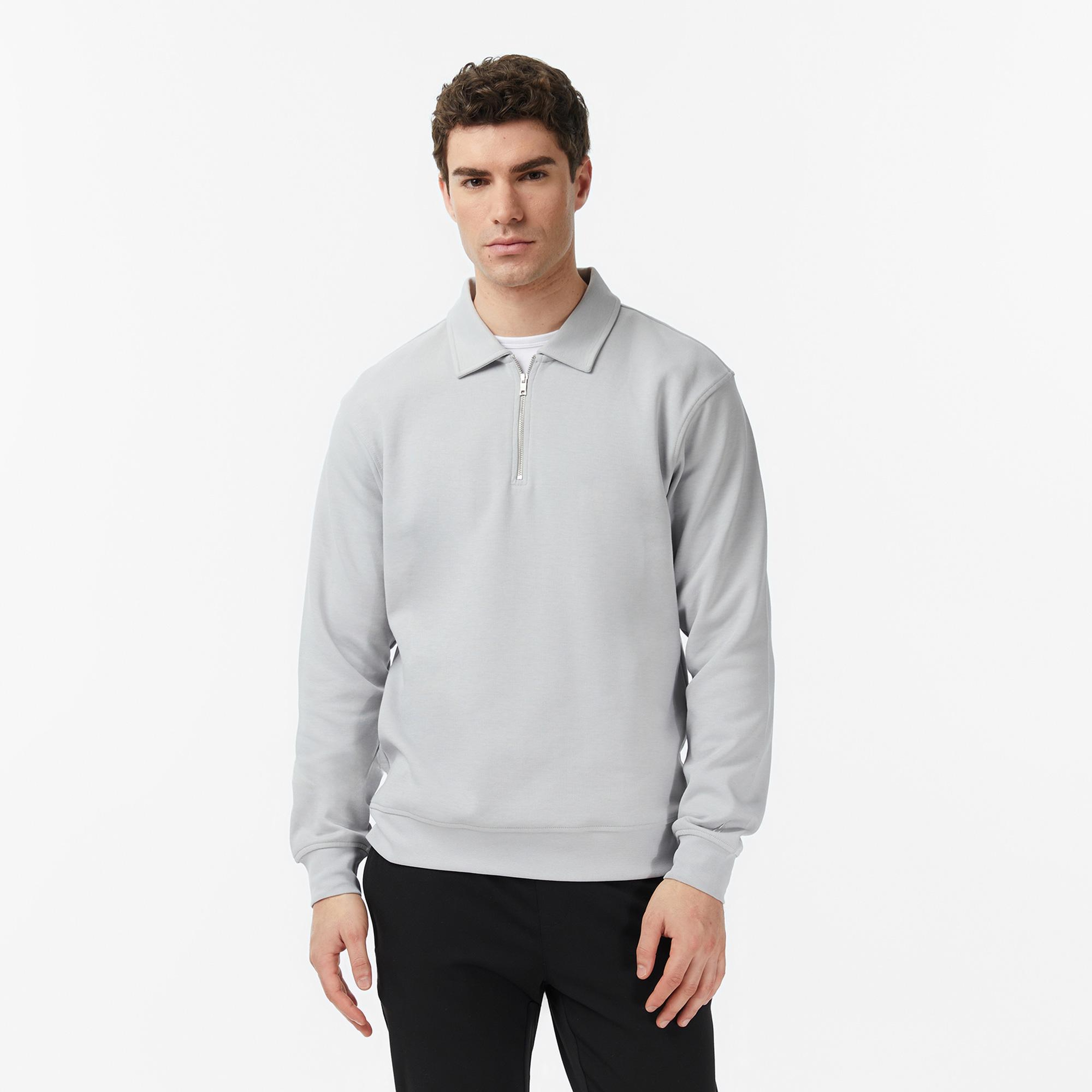 Nautica Erkek Gri Regular Fit Sweatshirt