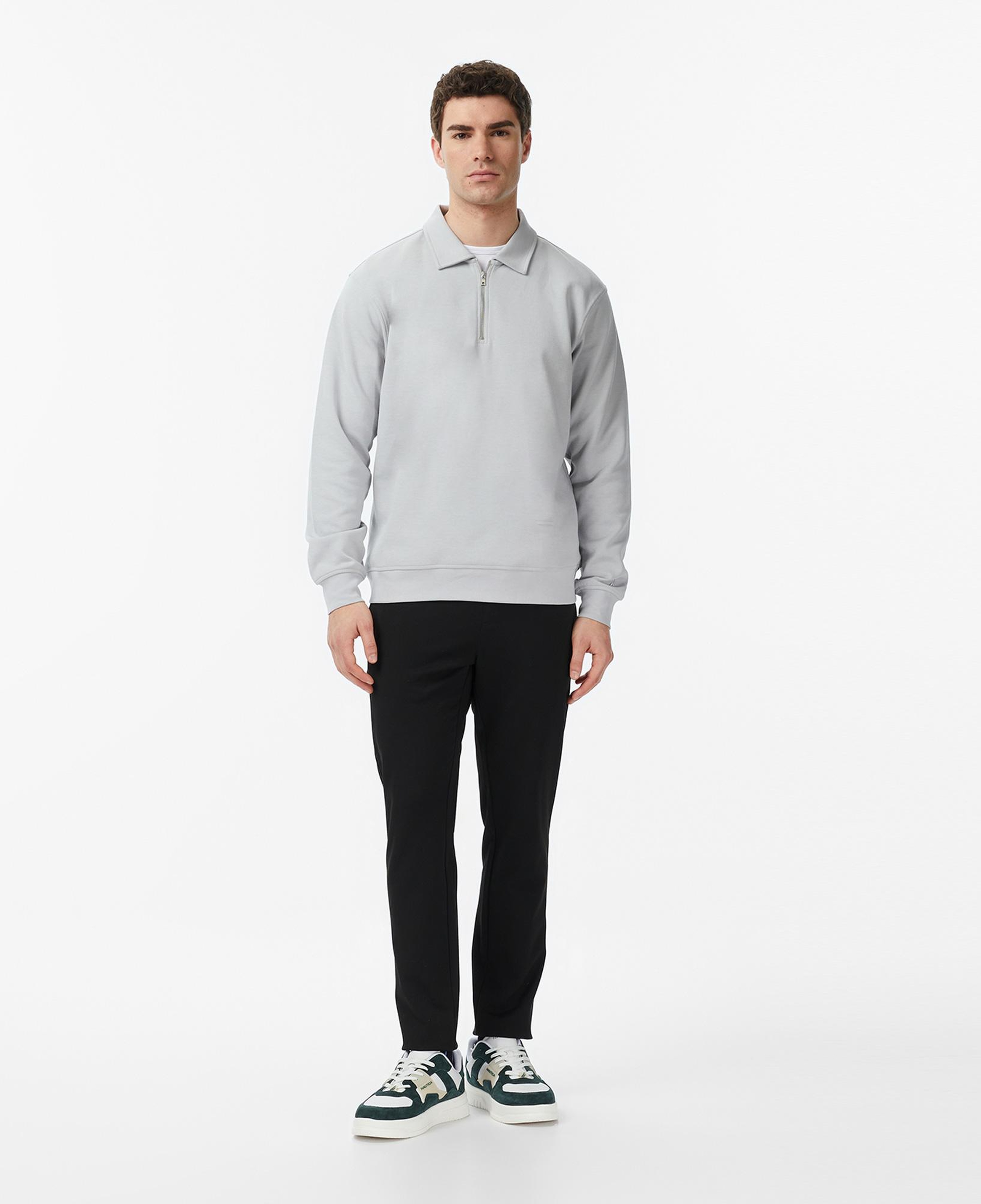 Nautica Erkek Gri Regular Fit Sweatshirt