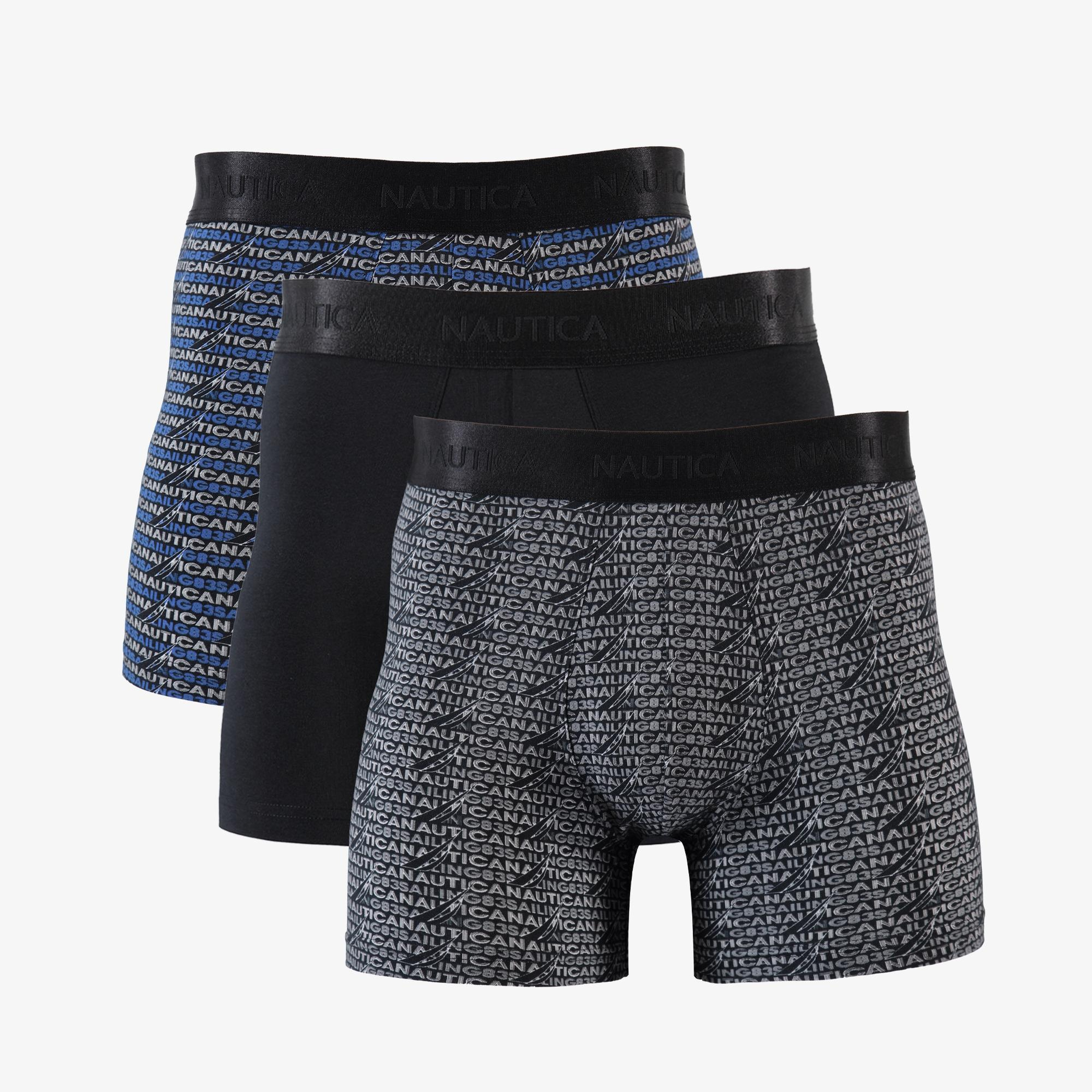 Nautica Erkek Renkli 3lü Boxer