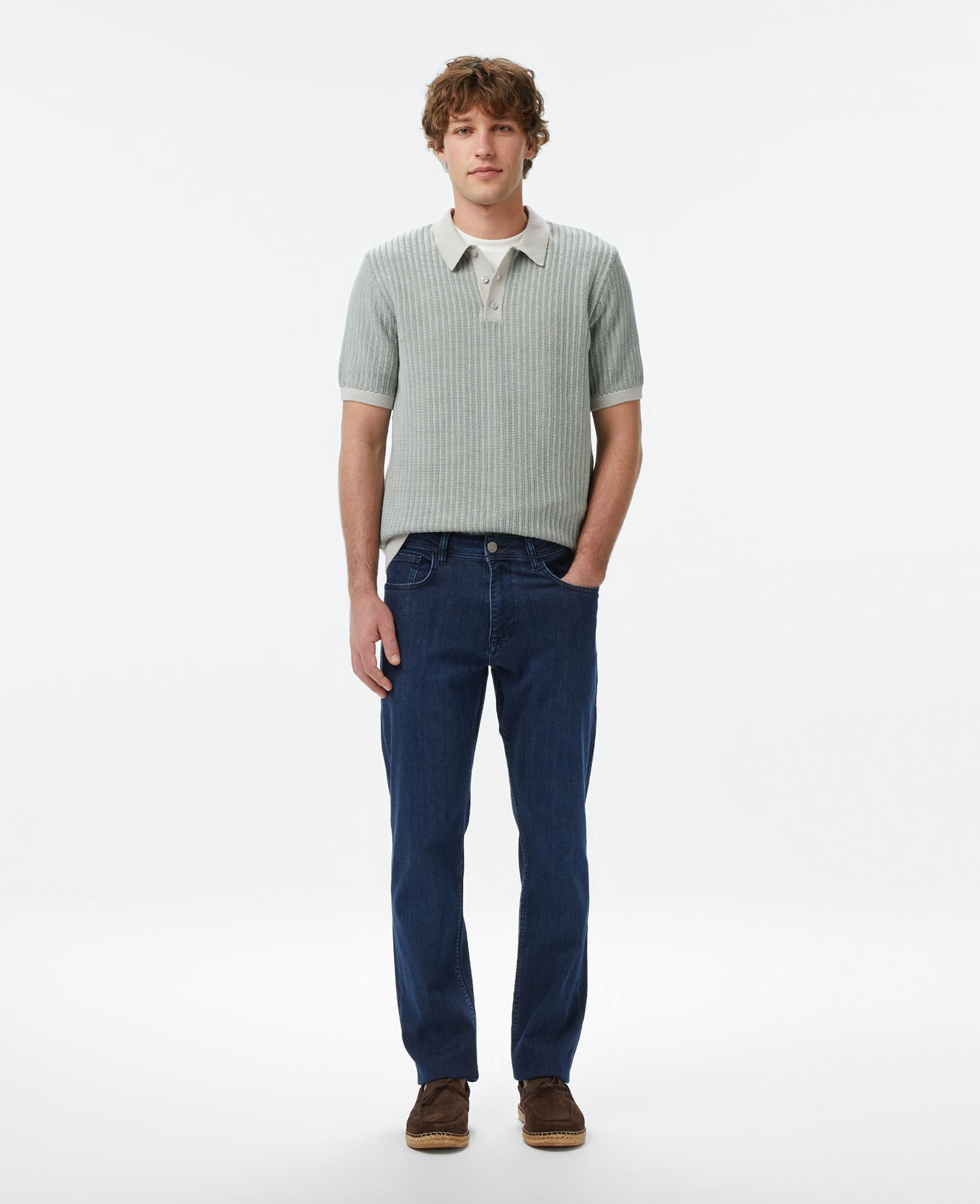 Nautica Erkek Gri Regular Fit Kısa Kollu Triko