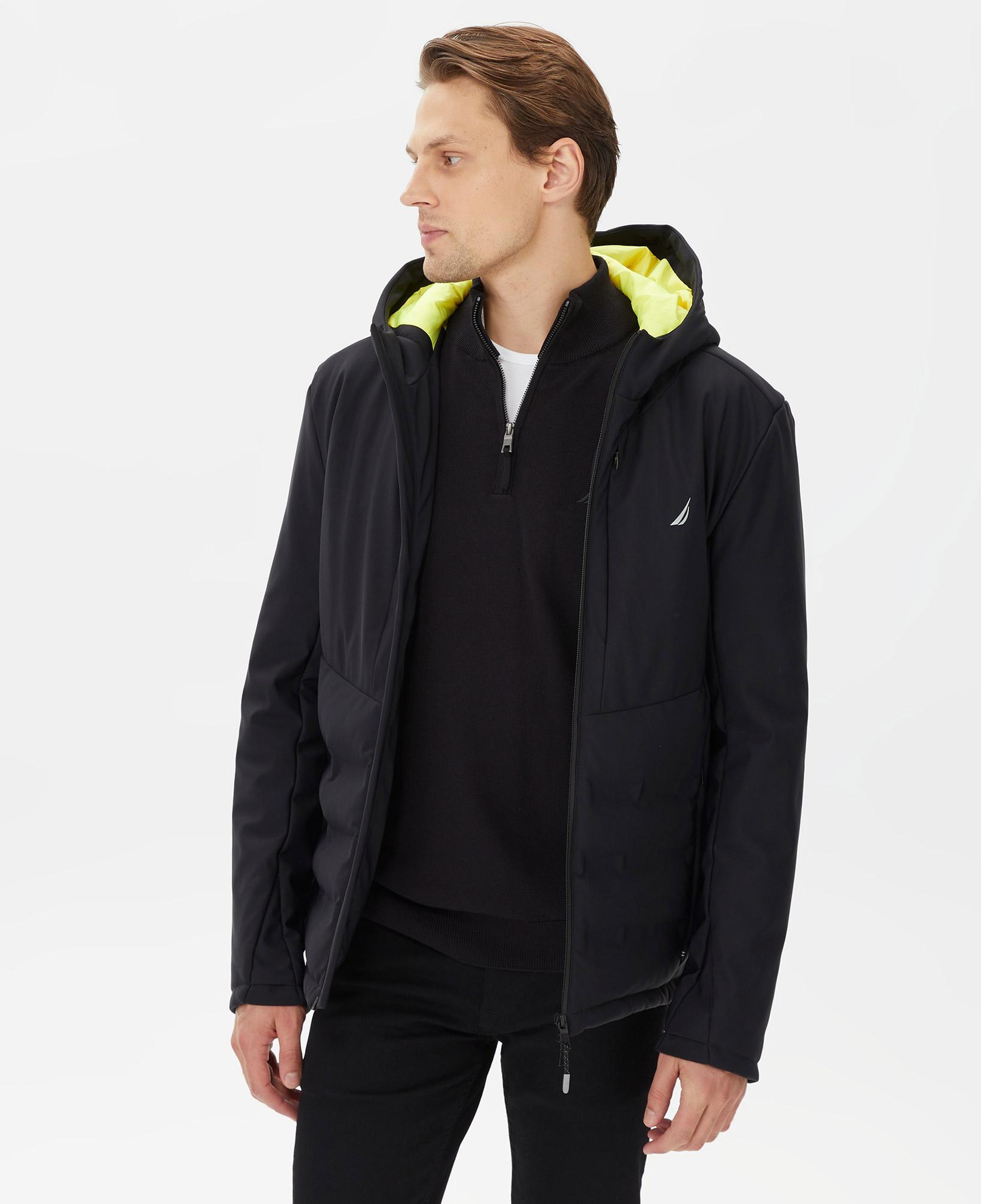 Nautica Erkek Siyah Standart Fit Mont