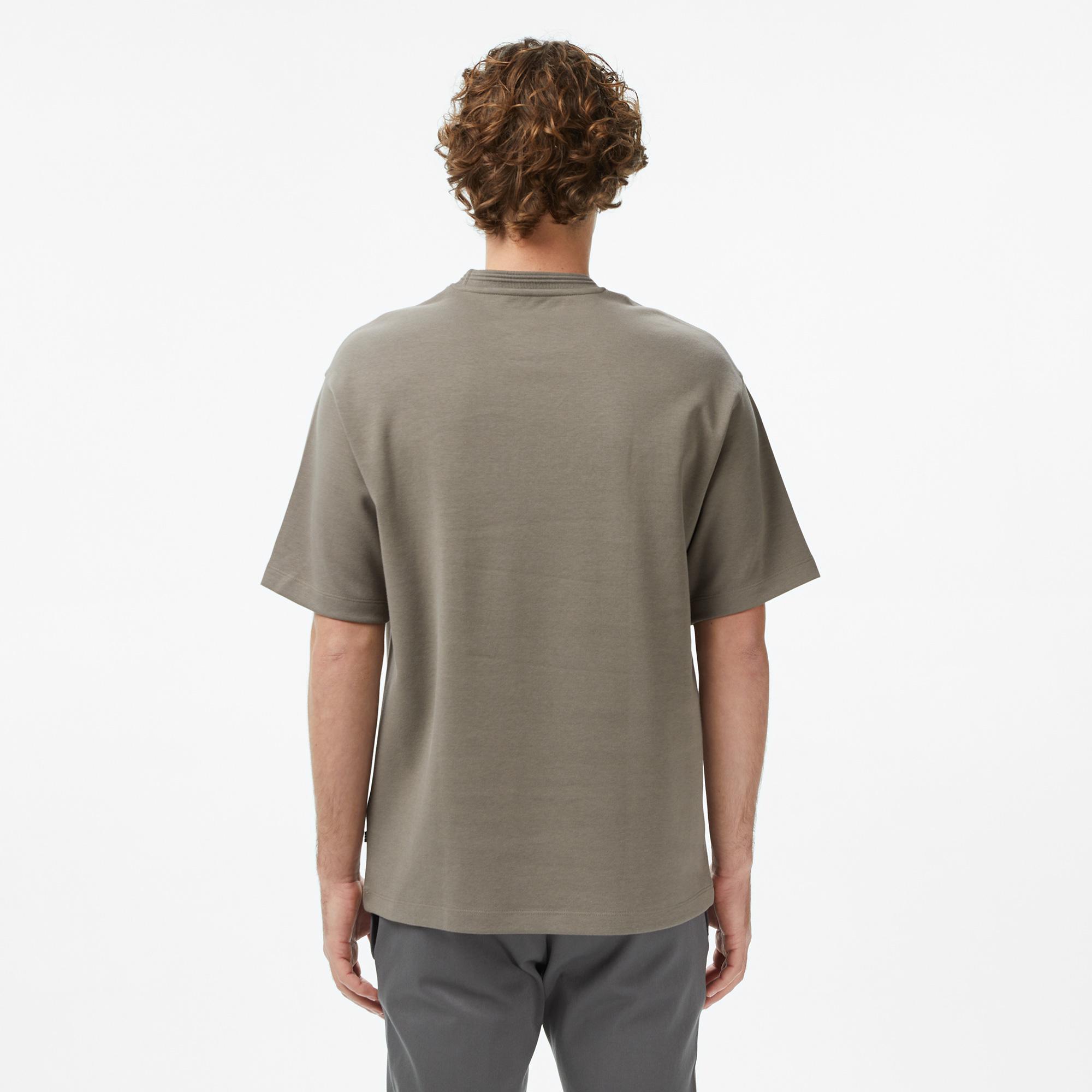 Nautica Erkek Kahverengi Regular Fit Baskılı T-Shirt