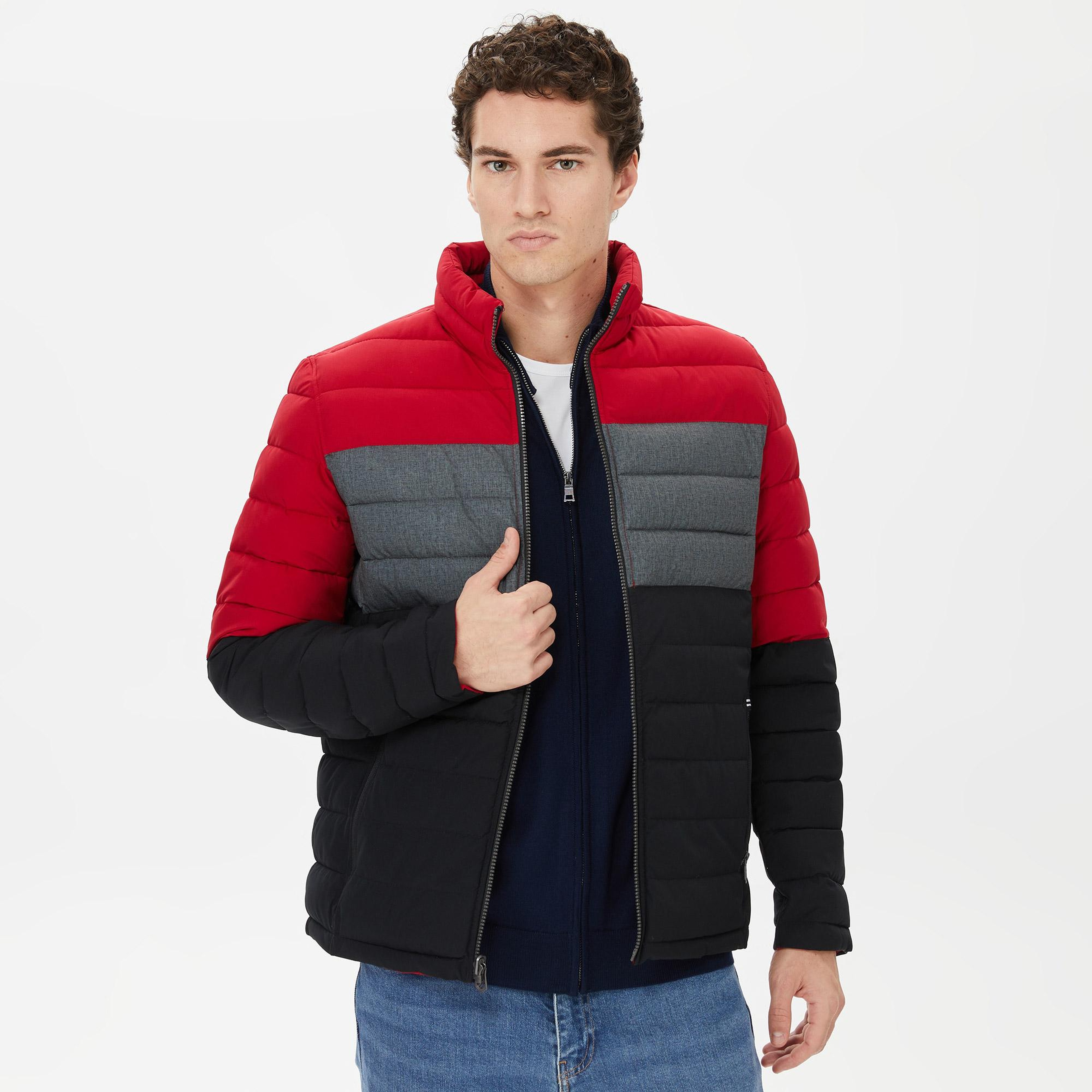 Nautica Erkek Kırmızı Çift Taraflı Mont
