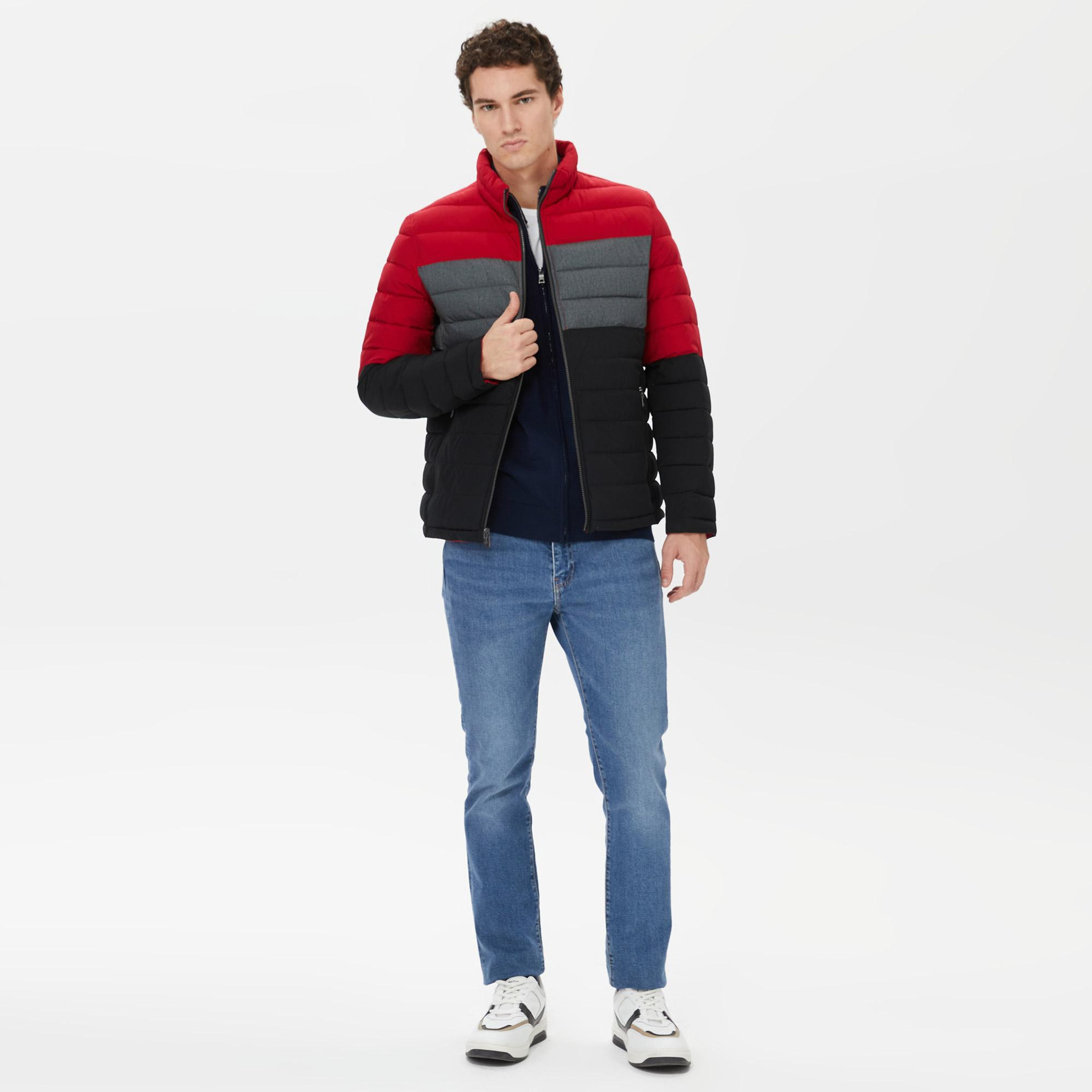 Nautica Erkek Kırmızı Çift Taraflı Mont