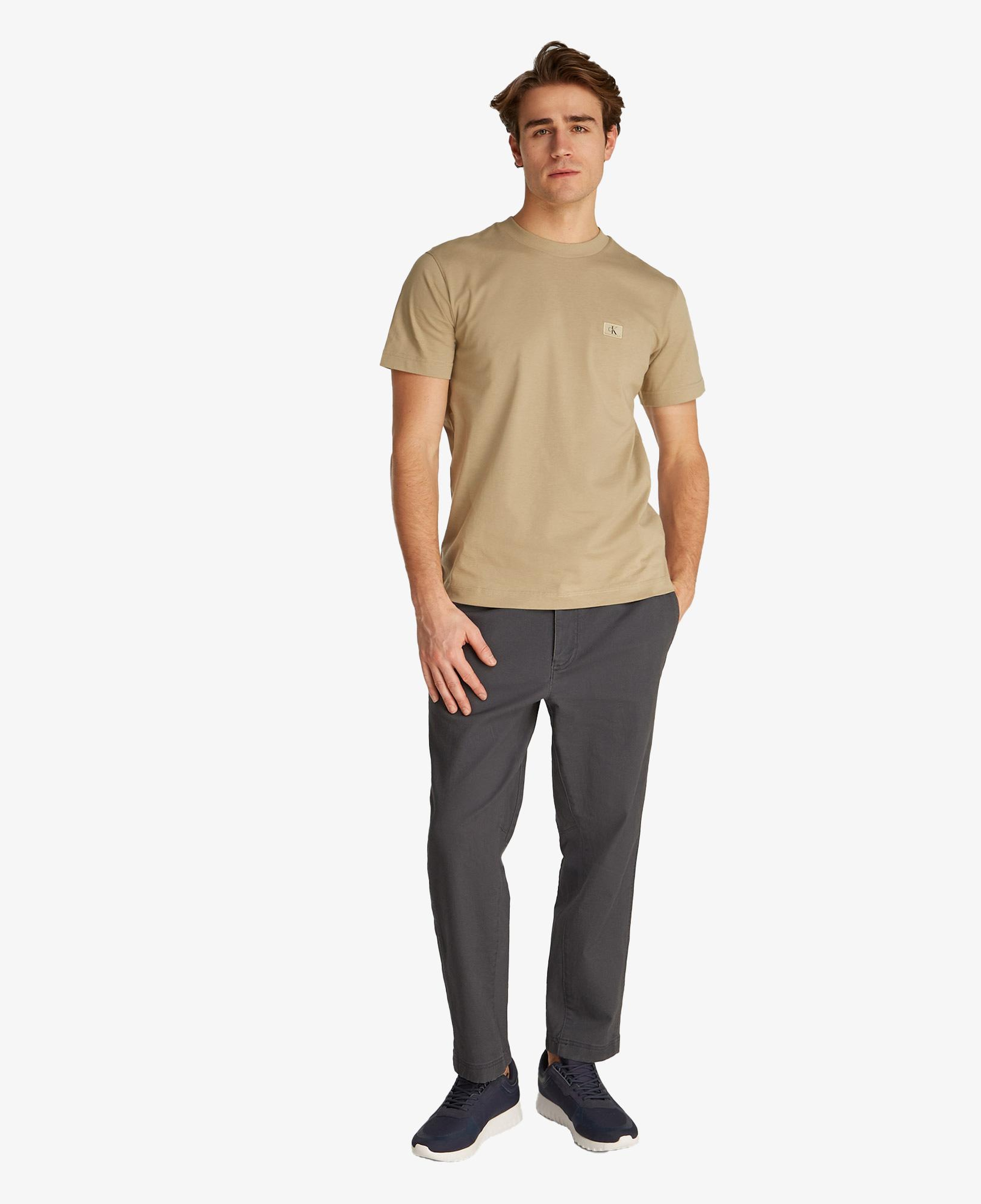 Calvin Klein Regular Erkek Kahverengi T-Shirt