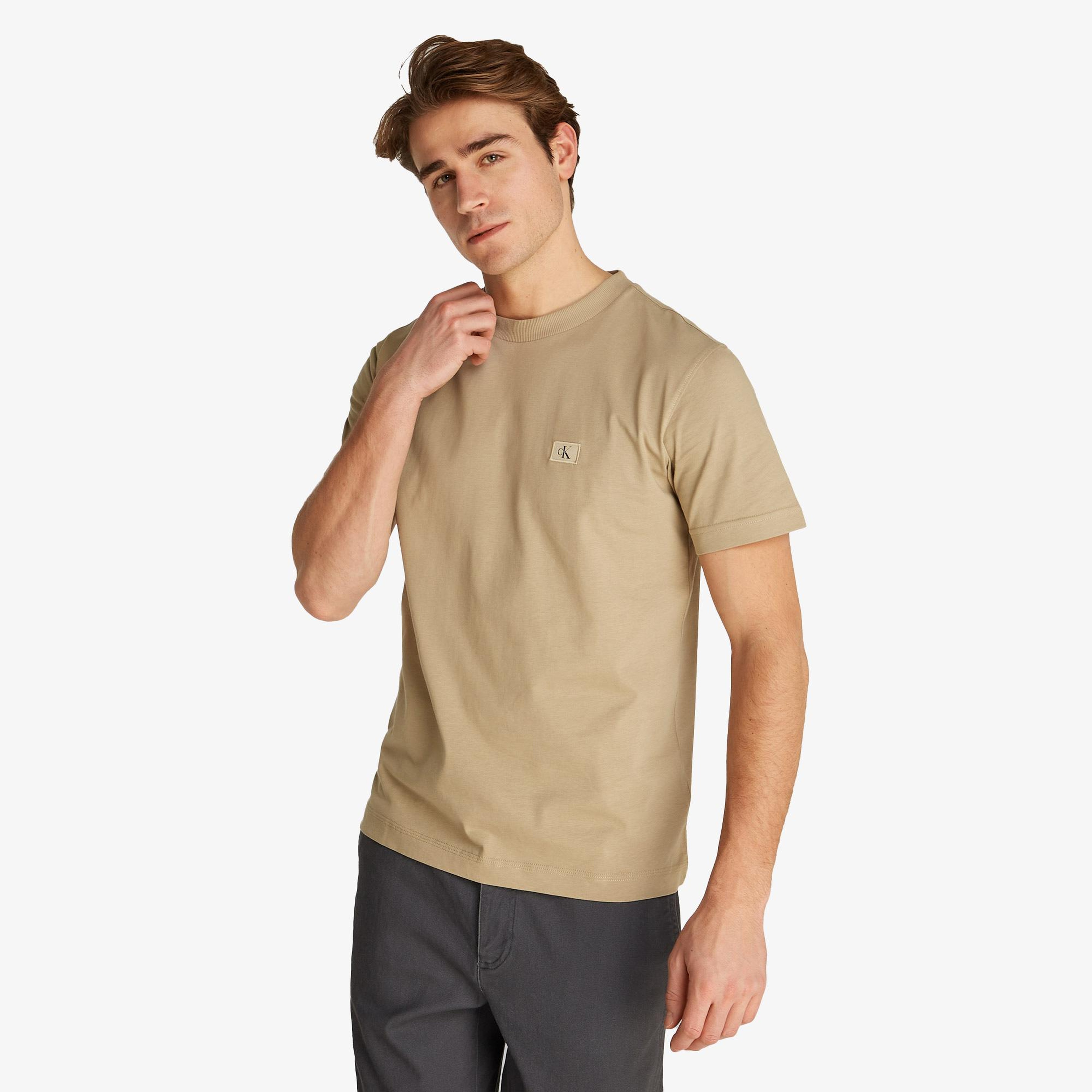 Calvin Klein Regular Erkek Kahverengi T-Shirt