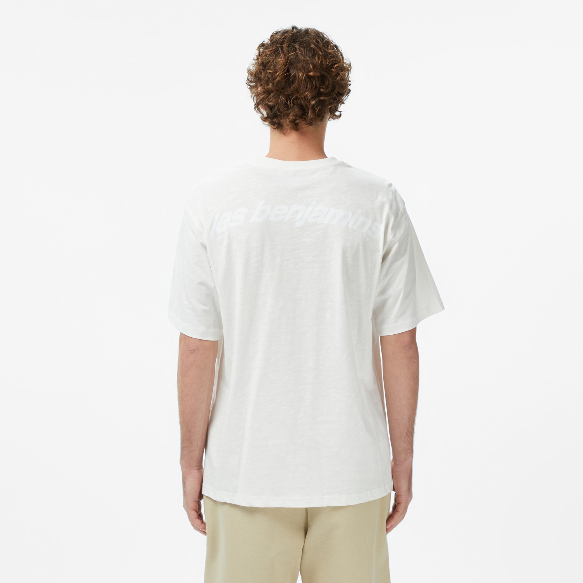 Les Benjamins 308 Erkek Beyaz T-Shirt