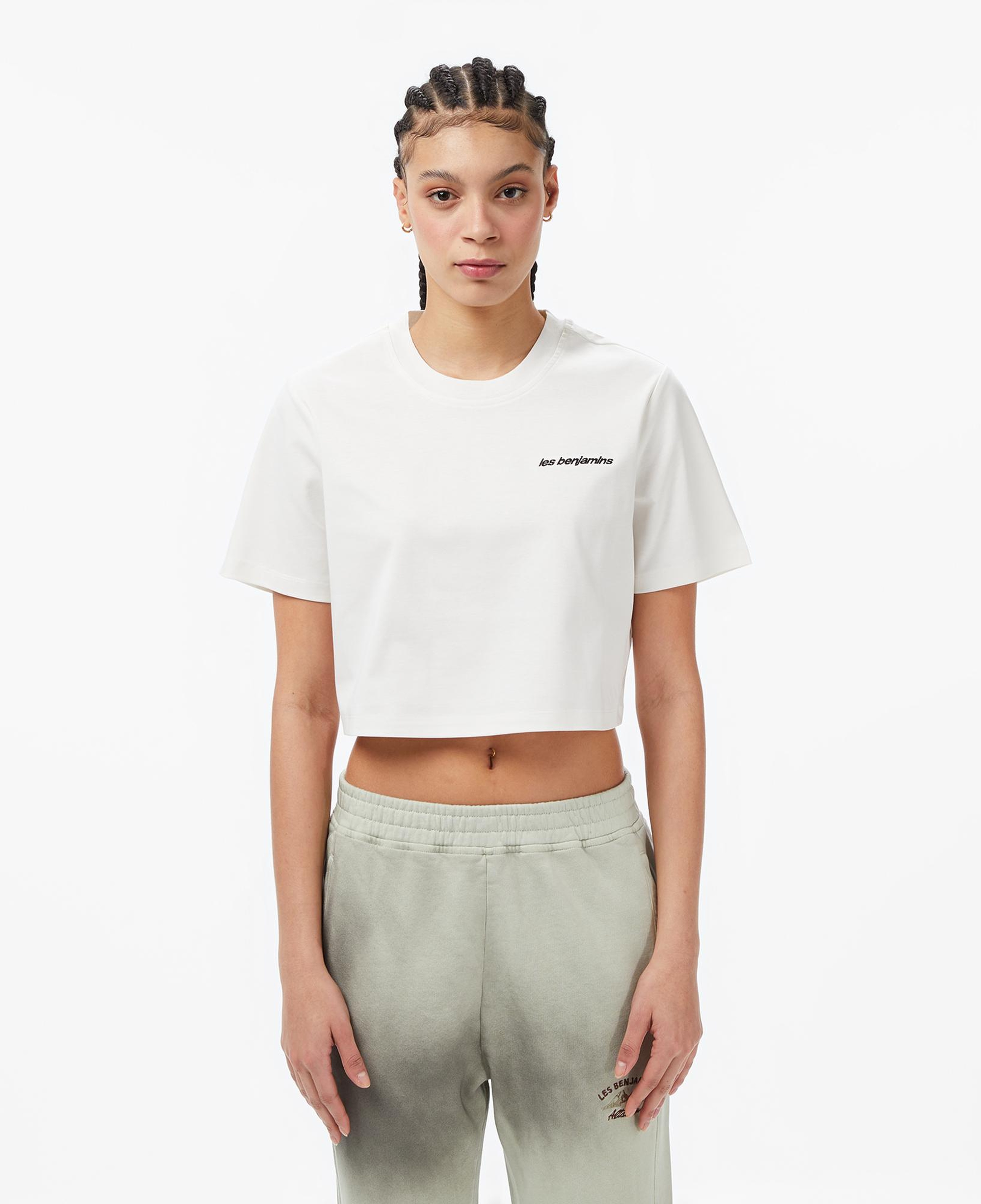 Les Benjamins 306 Kadın Beyaz T-Shirt