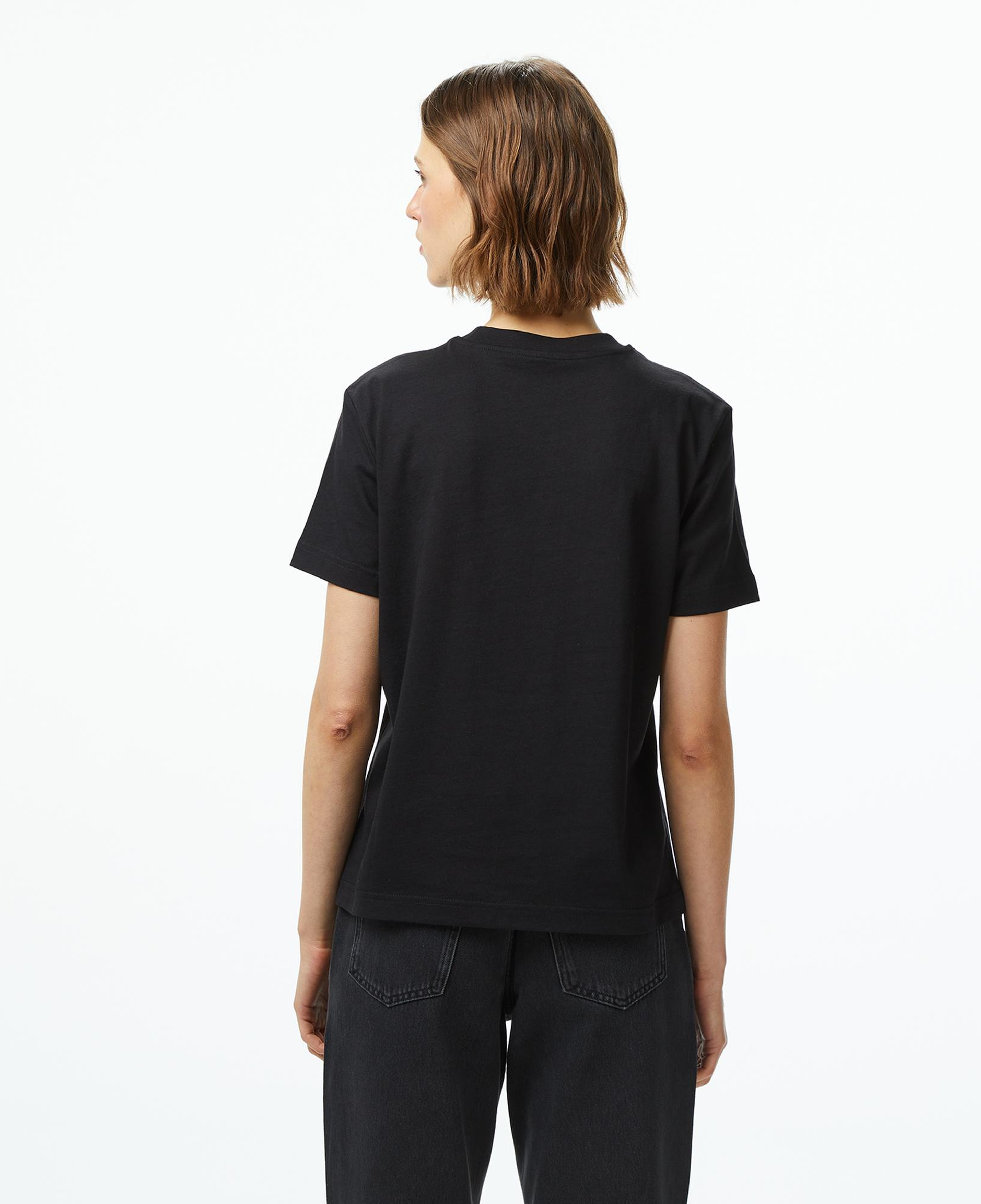 Calvin Klein Classic Logo Kadın Siyah T-Shirt