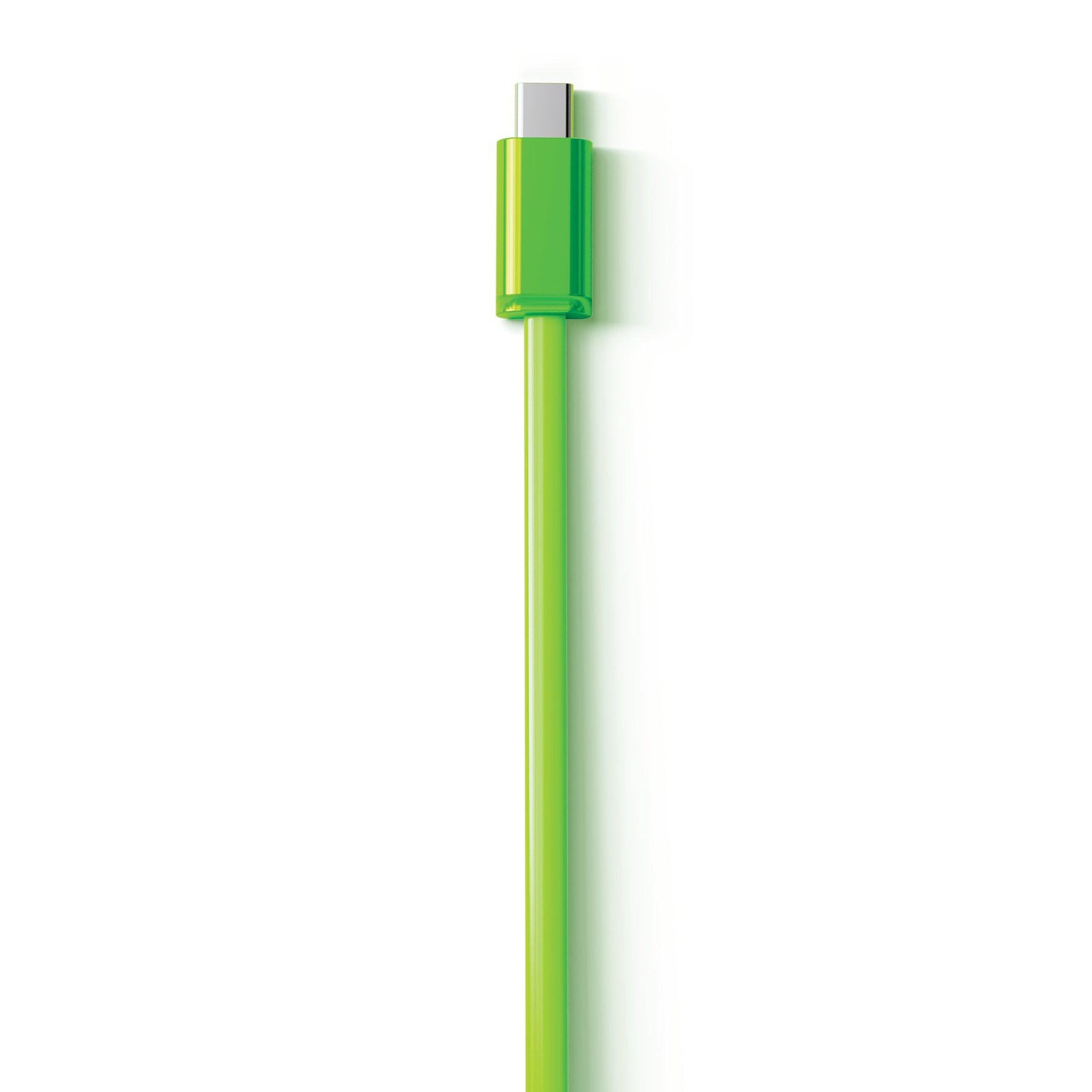 Mustard Juicy Boosta  USB-C 100W Hızlı Şarj Kablosu - Yeşil