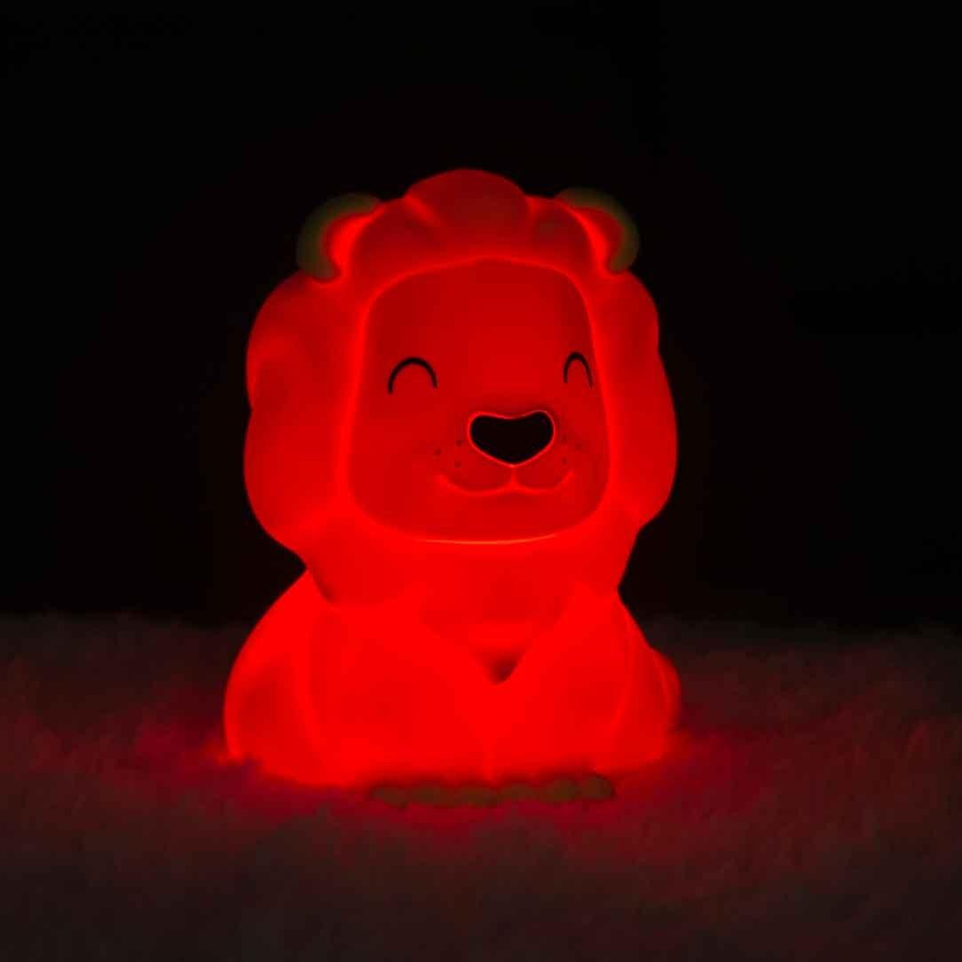 Dhink Silikon Gece Lambası Aslan Sarı