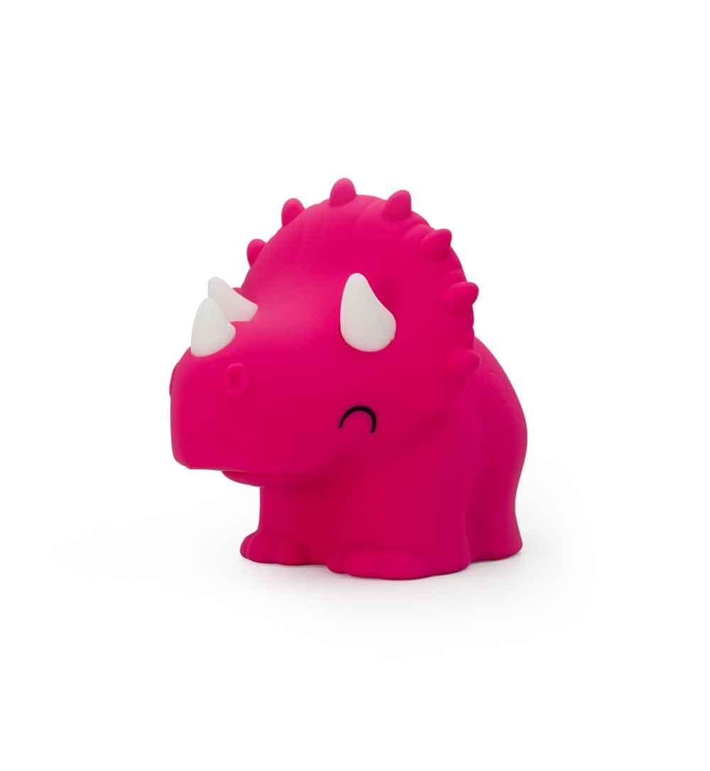 Dhink Silikon Gece Lambası  Triceratops Pembe