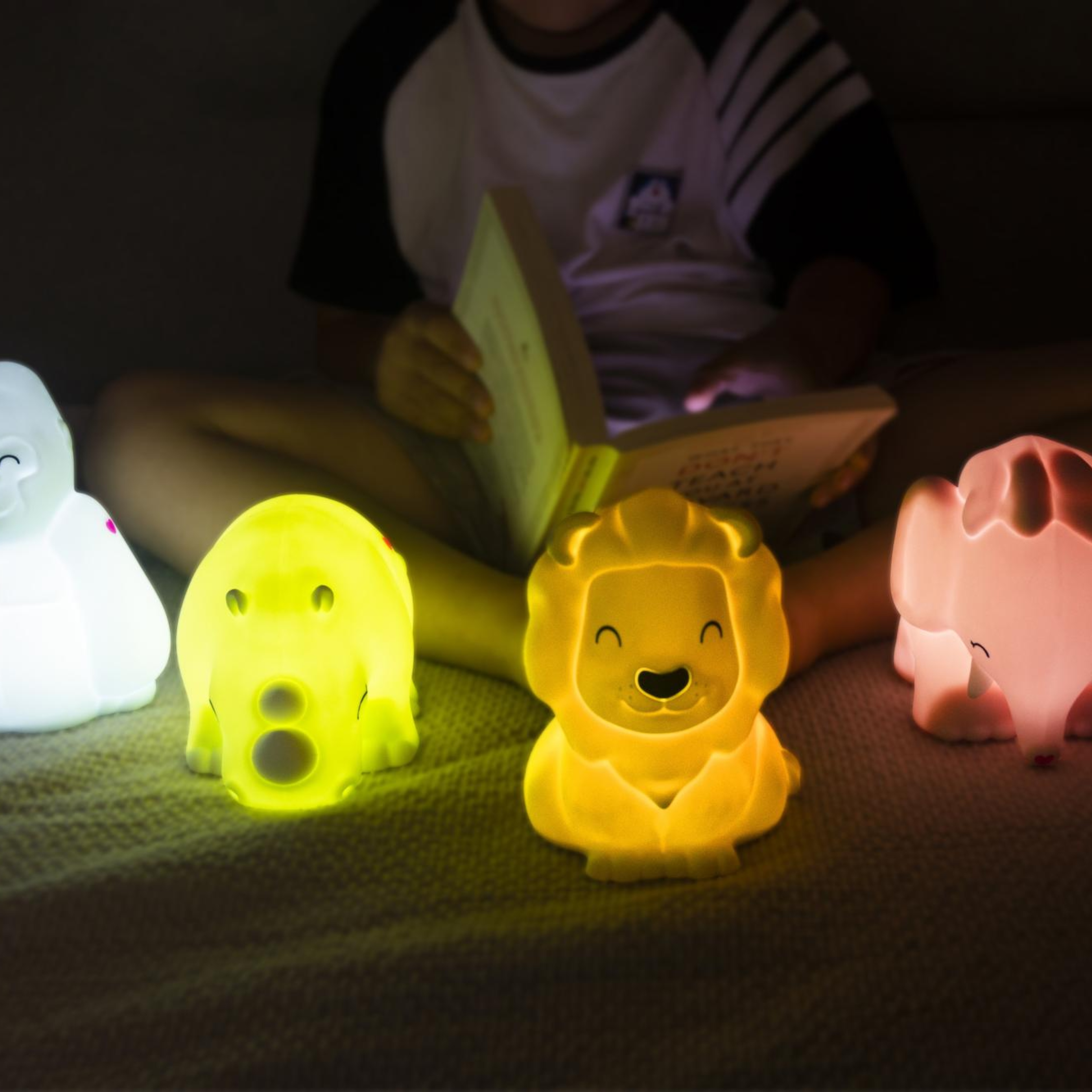 Dhink Silikon Şarjlı Gece Lambası Fil Maya