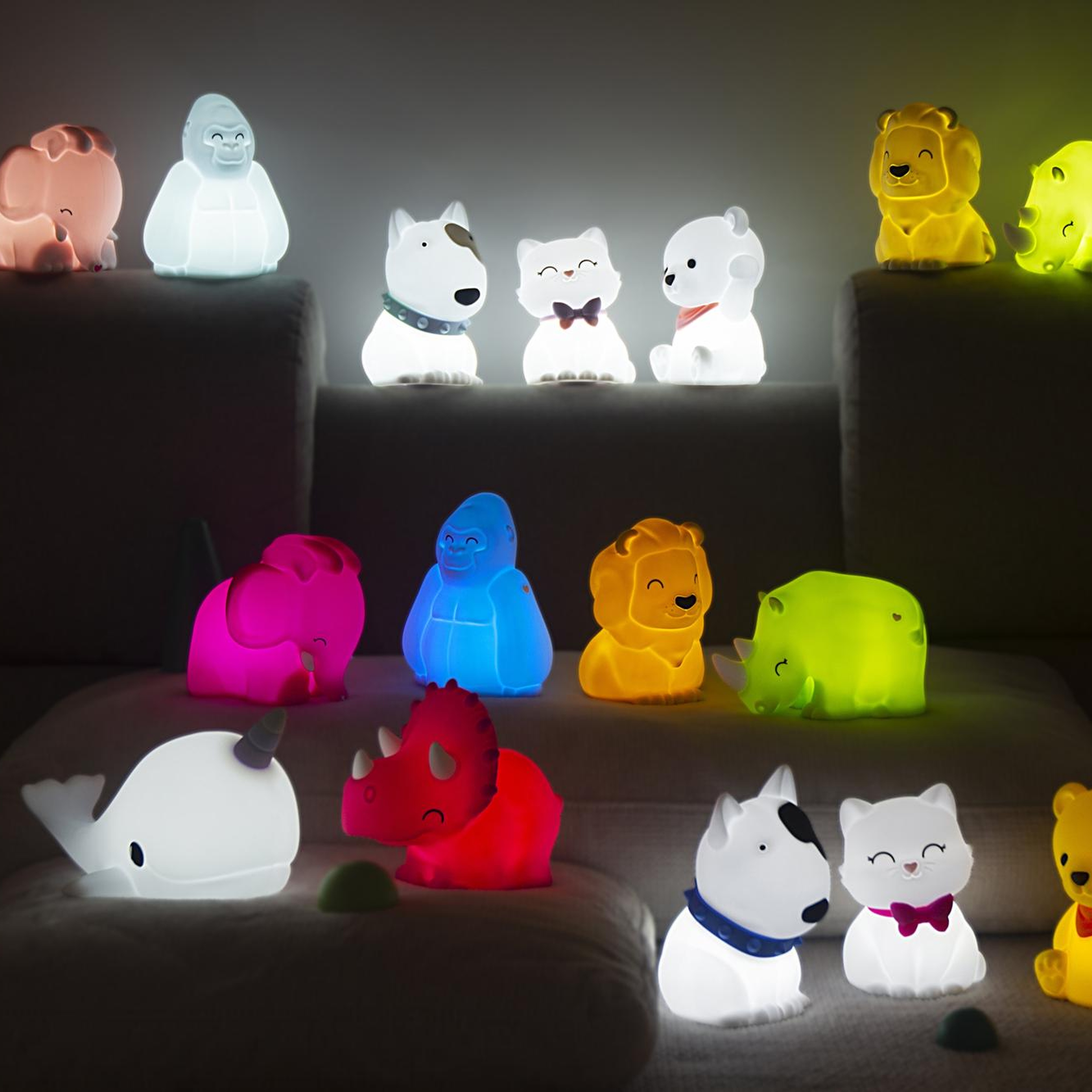 Dhink Silikon Şarjlı Gece Lambası Fil Maya