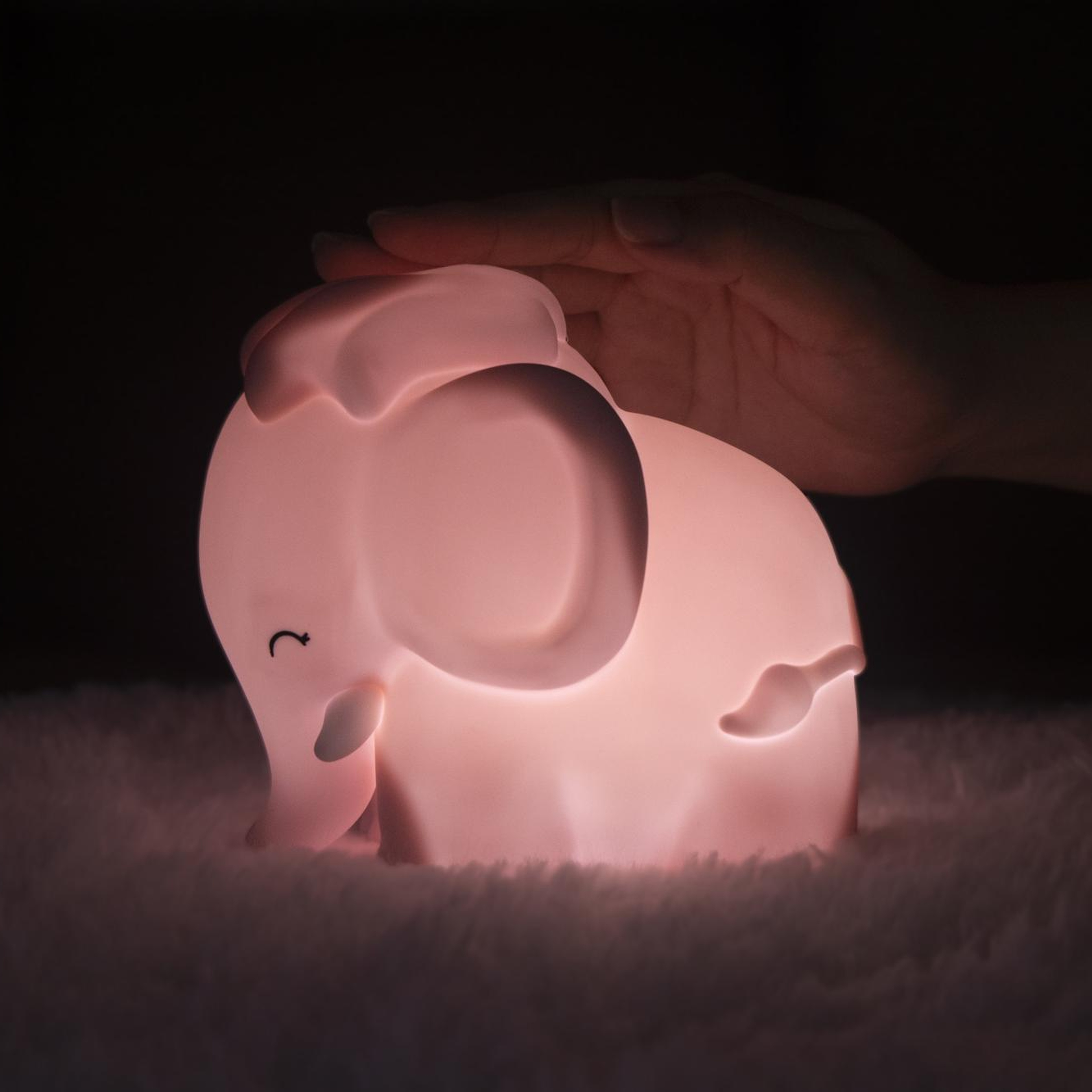 Dhink Silikon Şarjlı Gece Lambası Fil Maya