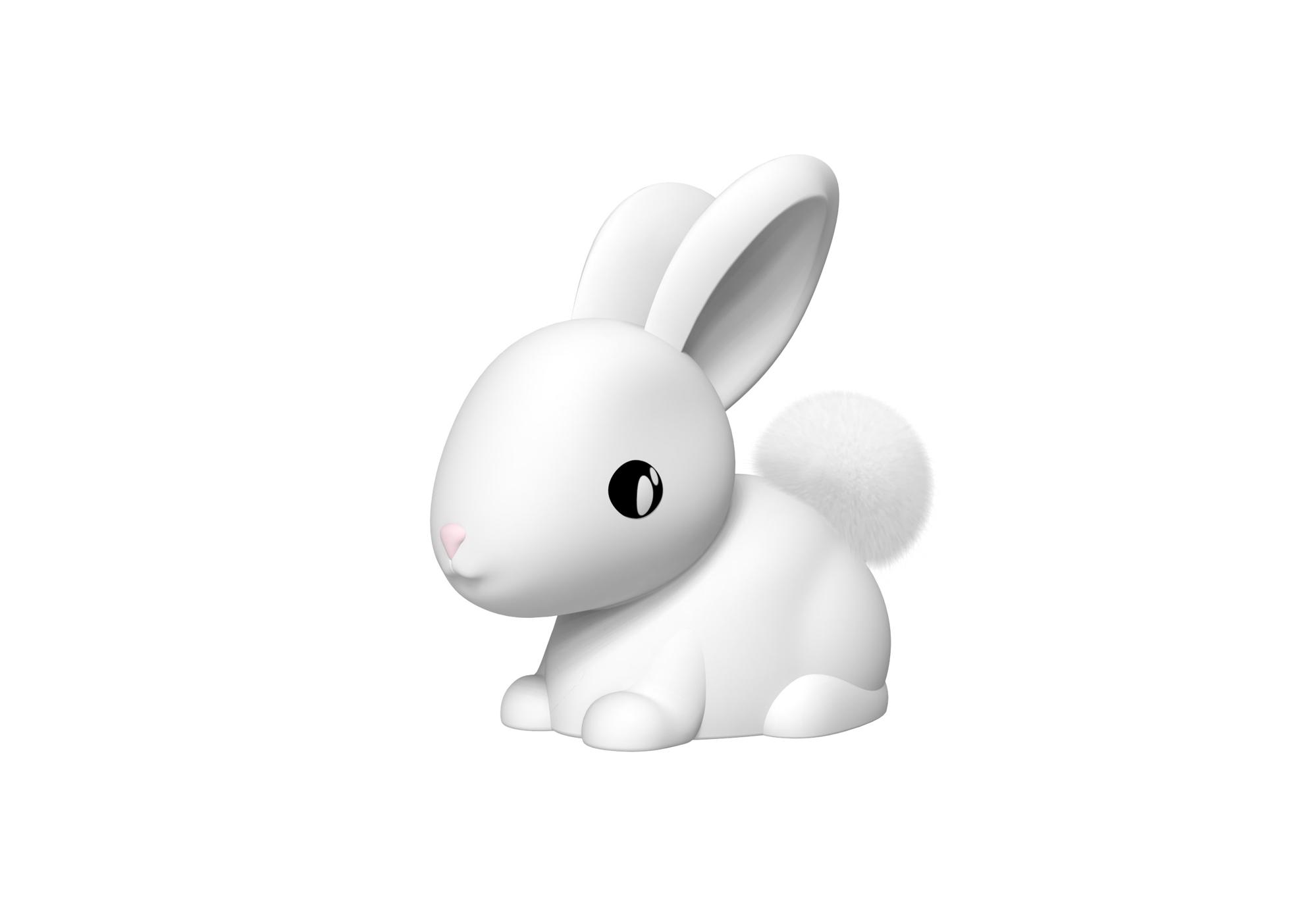 Dhink Silikon Şarjlı Gece Lambası Bunny Cotton