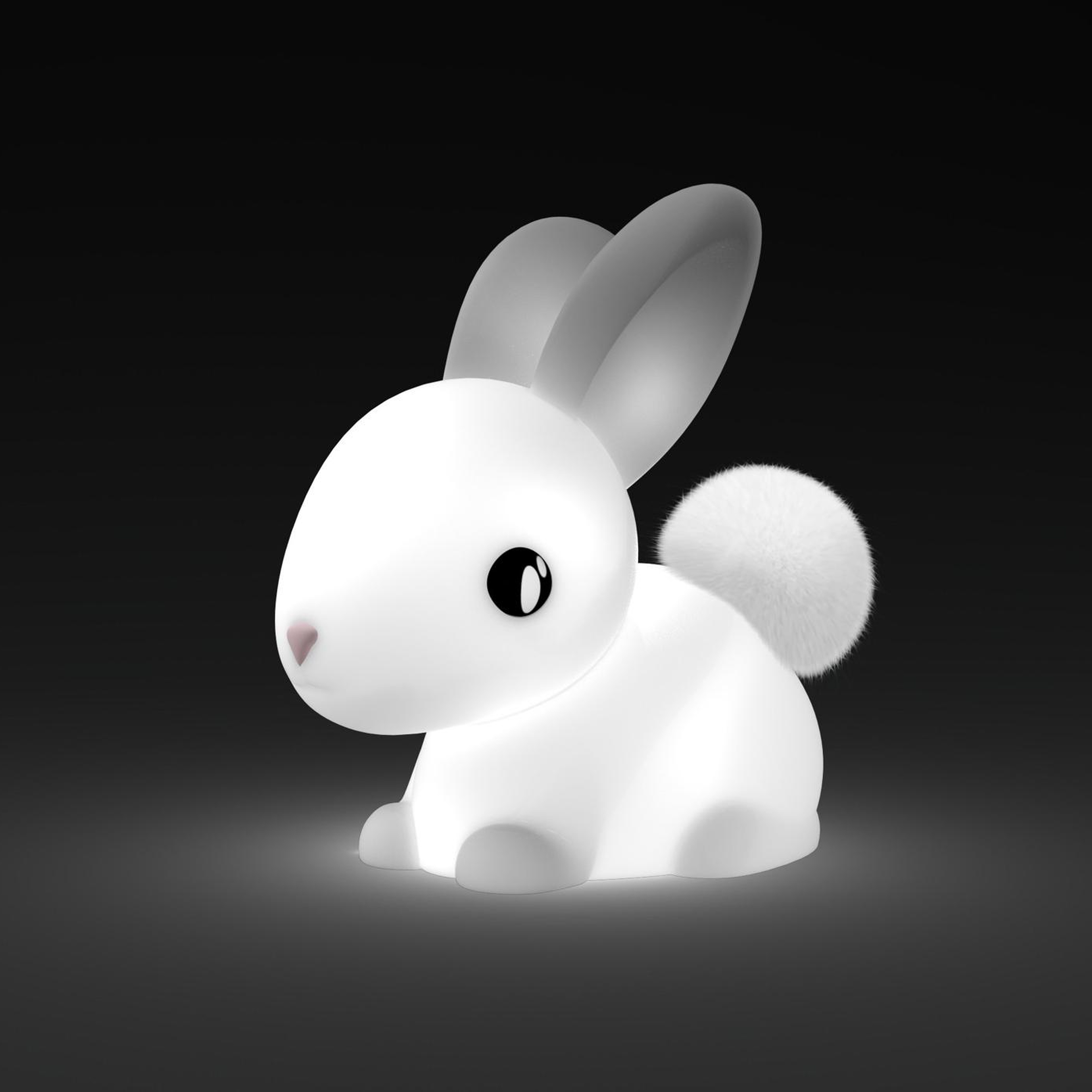 Dhink Silikon Şarjlı Gece Lambası Bunny Cotton