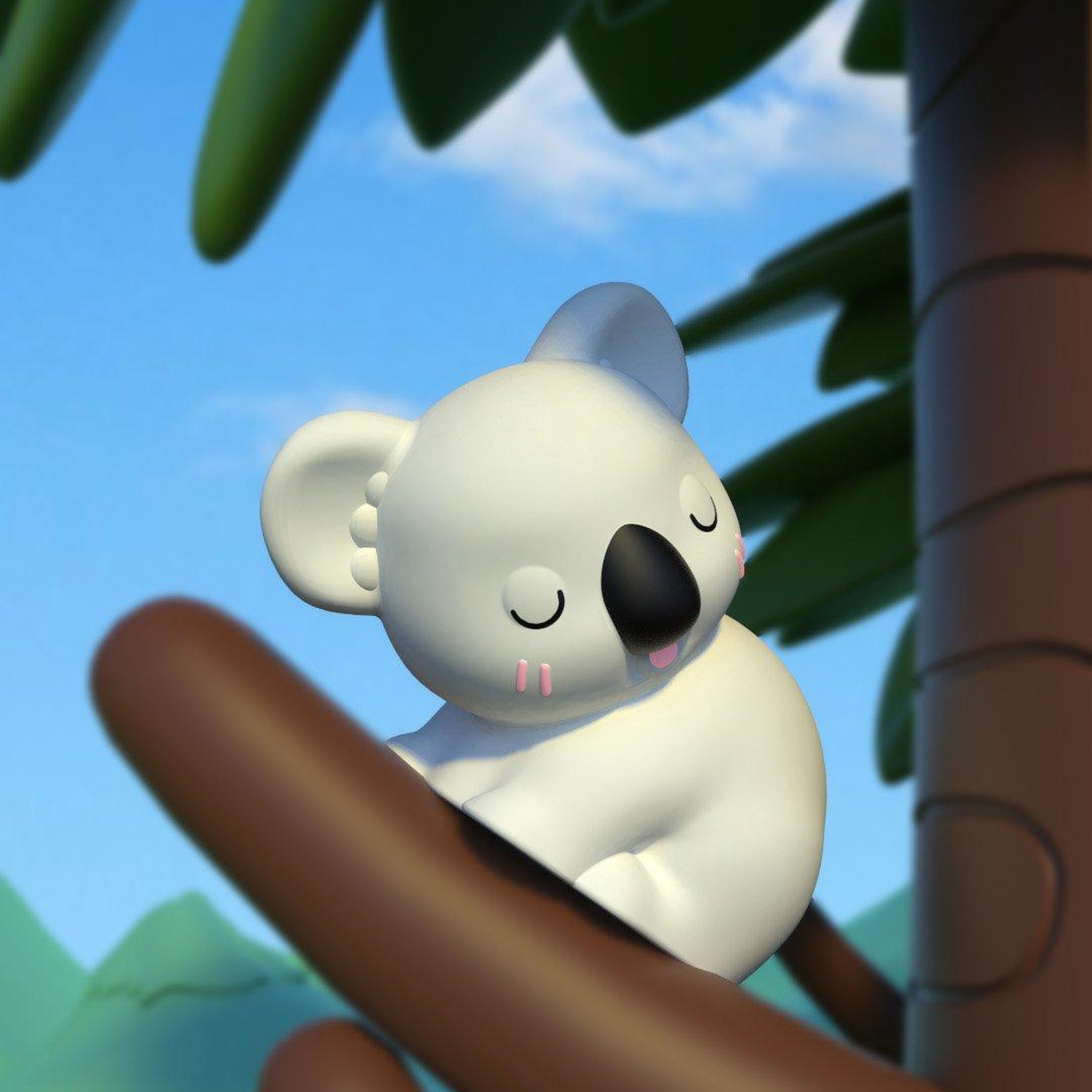 Dhink Silikon Şarjlı Gece Lambası Koala Coco