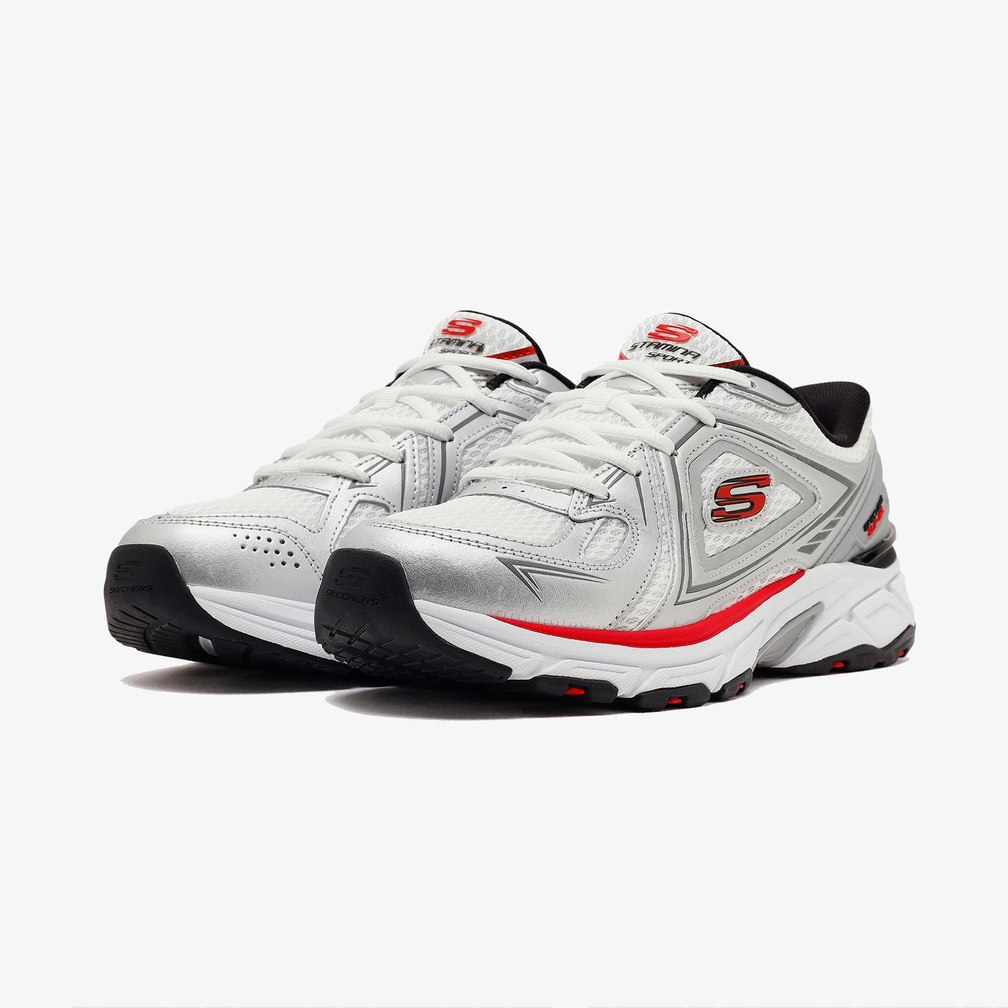 Skechers Stamina Sport Erkek Beyaz Sneaker