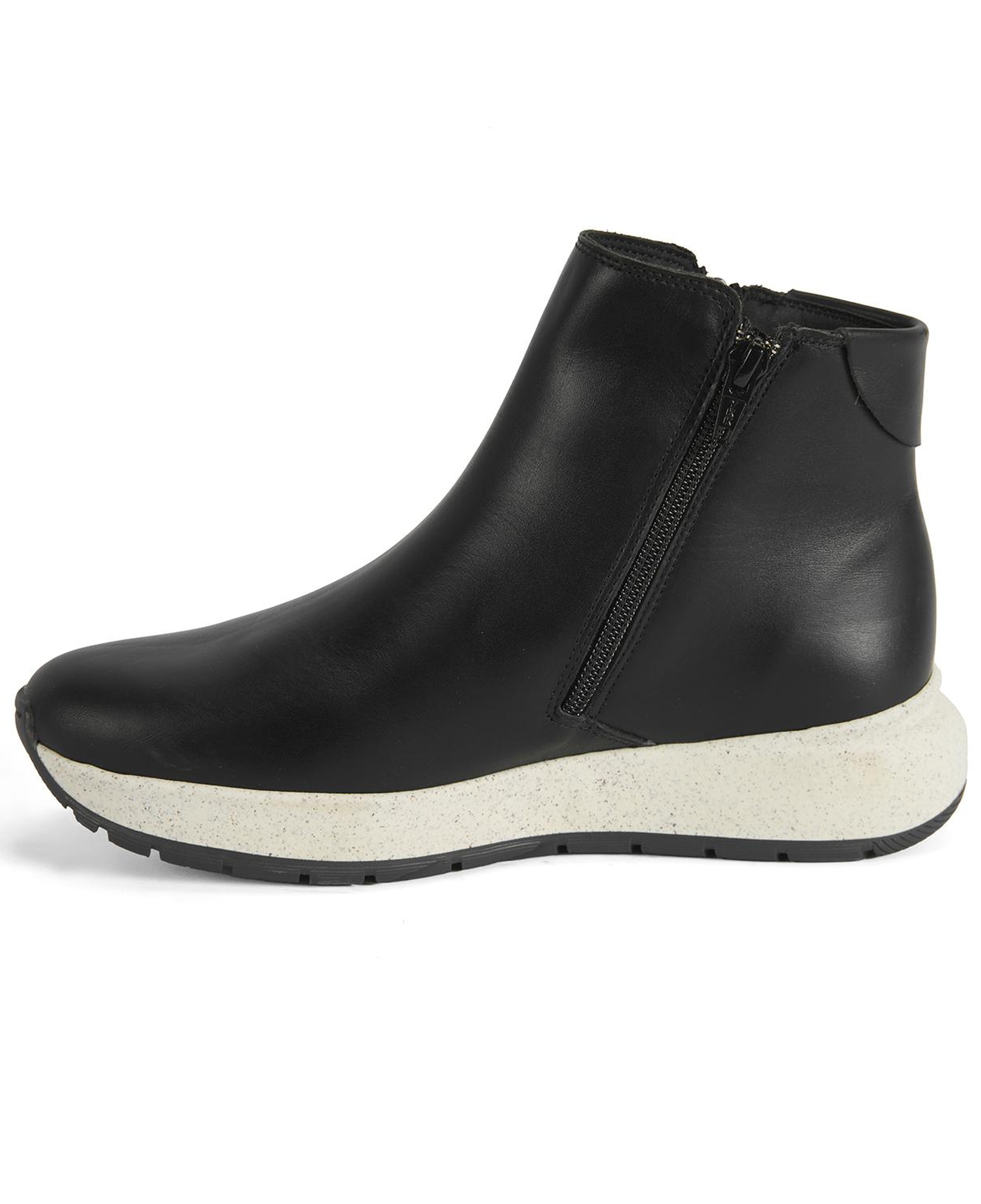 Gillian Siyah Kadın DesaComfort Fermuarlı Deri Bot