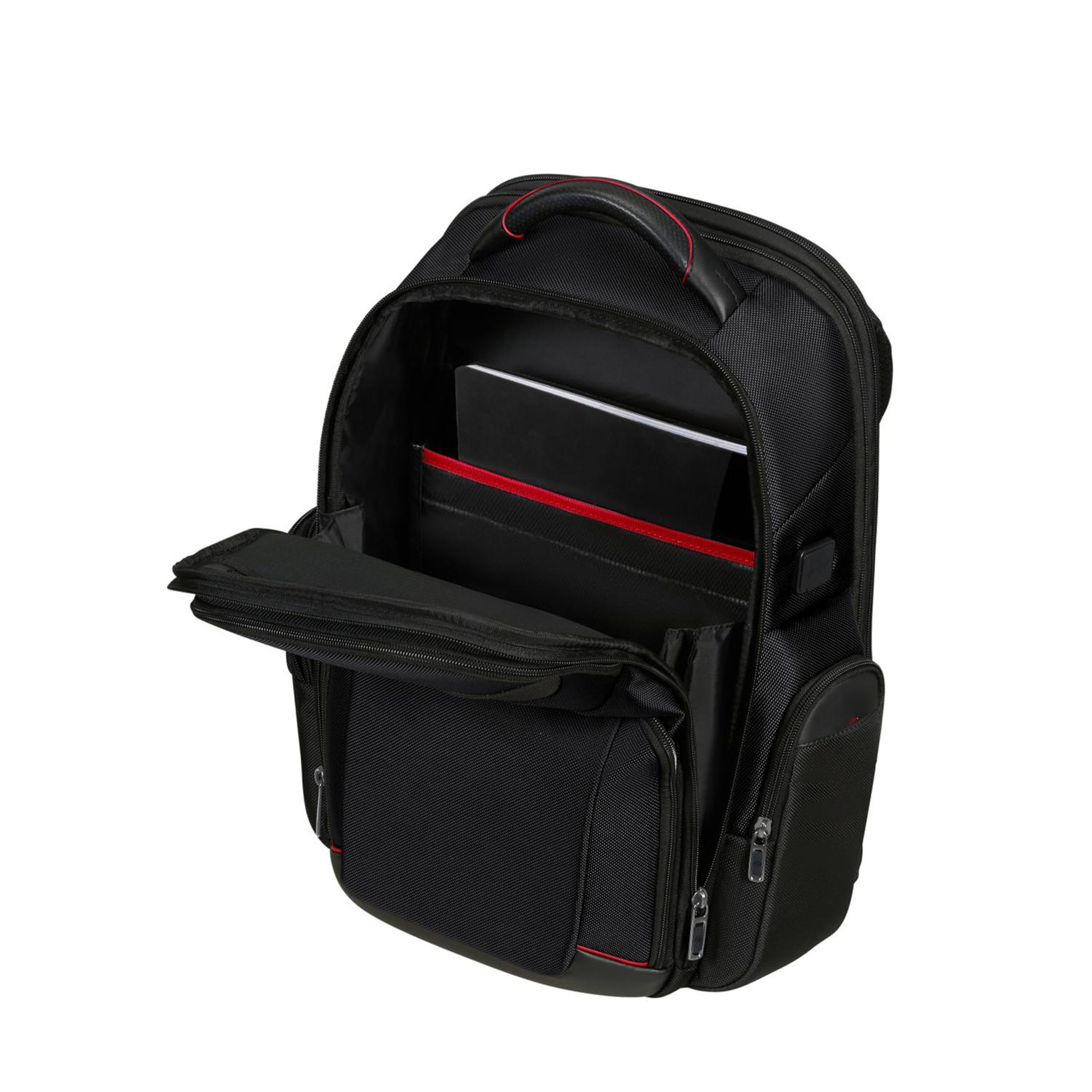 Samsonite Siyah Pro-DLX 6 - Körüklü Sırt Çantası 15.6"