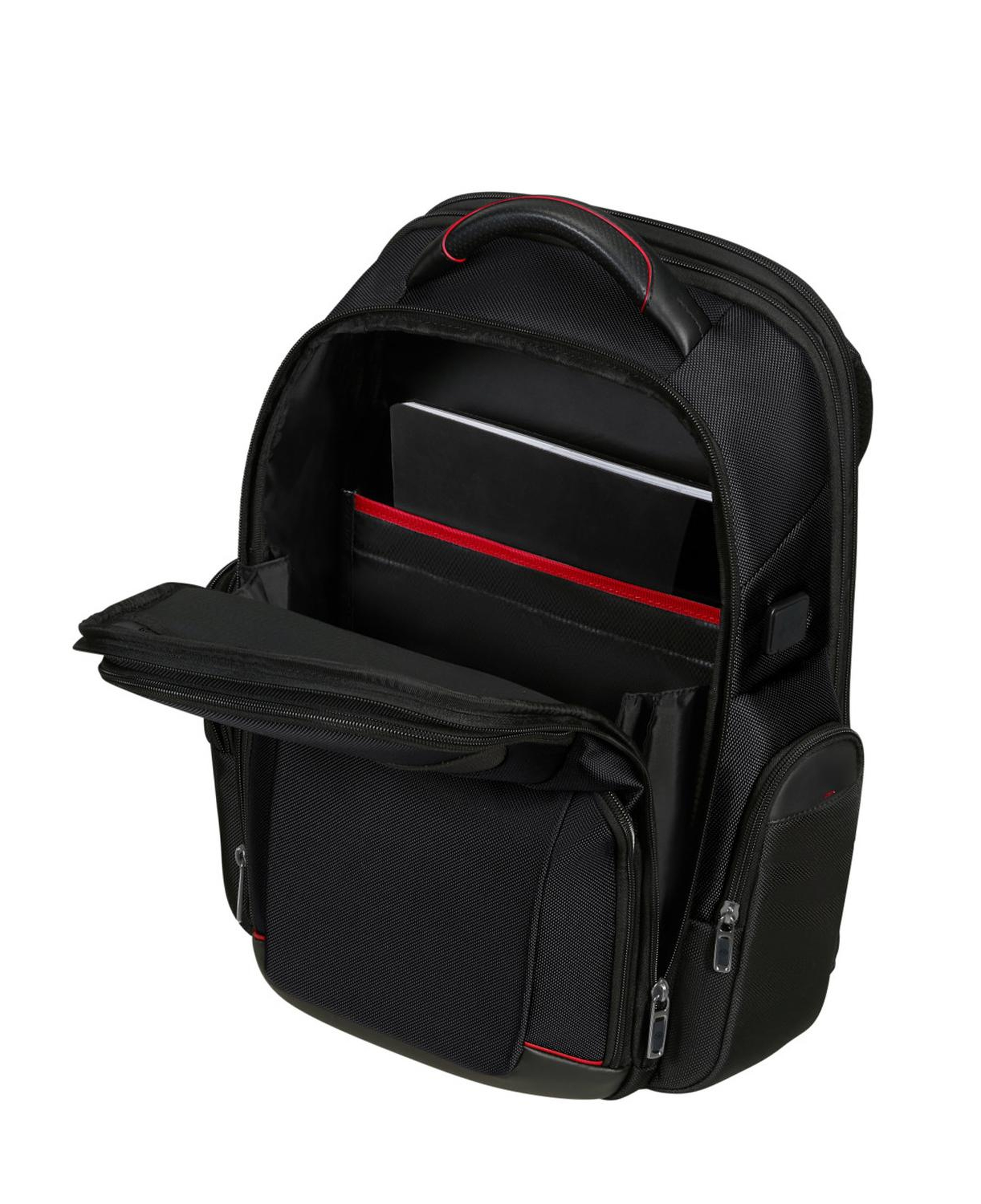 Samsonite Siyah Pro-DLX 6 - Körüklü Sırt Çantası 15.6"