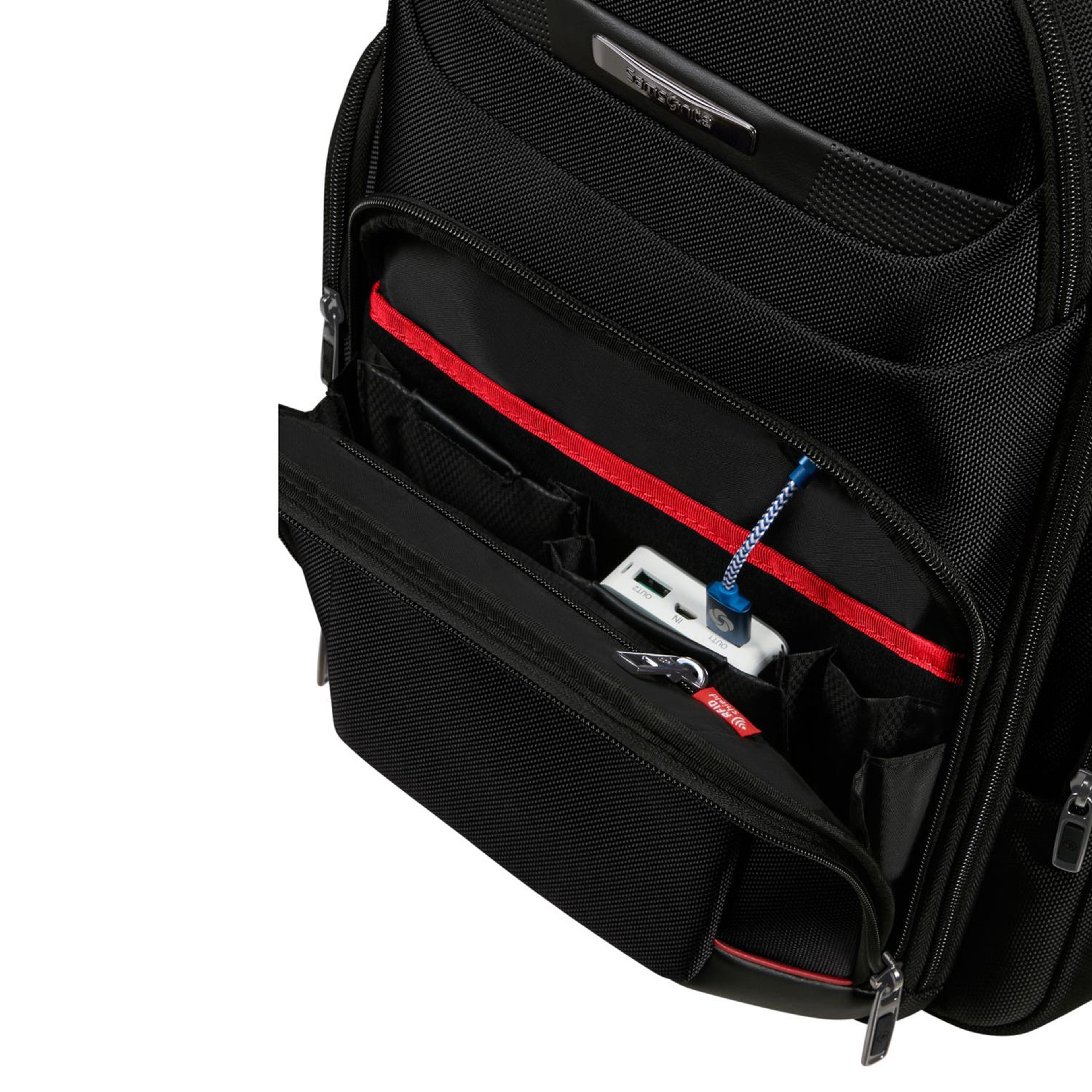 Samsonite Siyah Pro-DLX 6 - Körüklü Sırt Çantası 15.6"