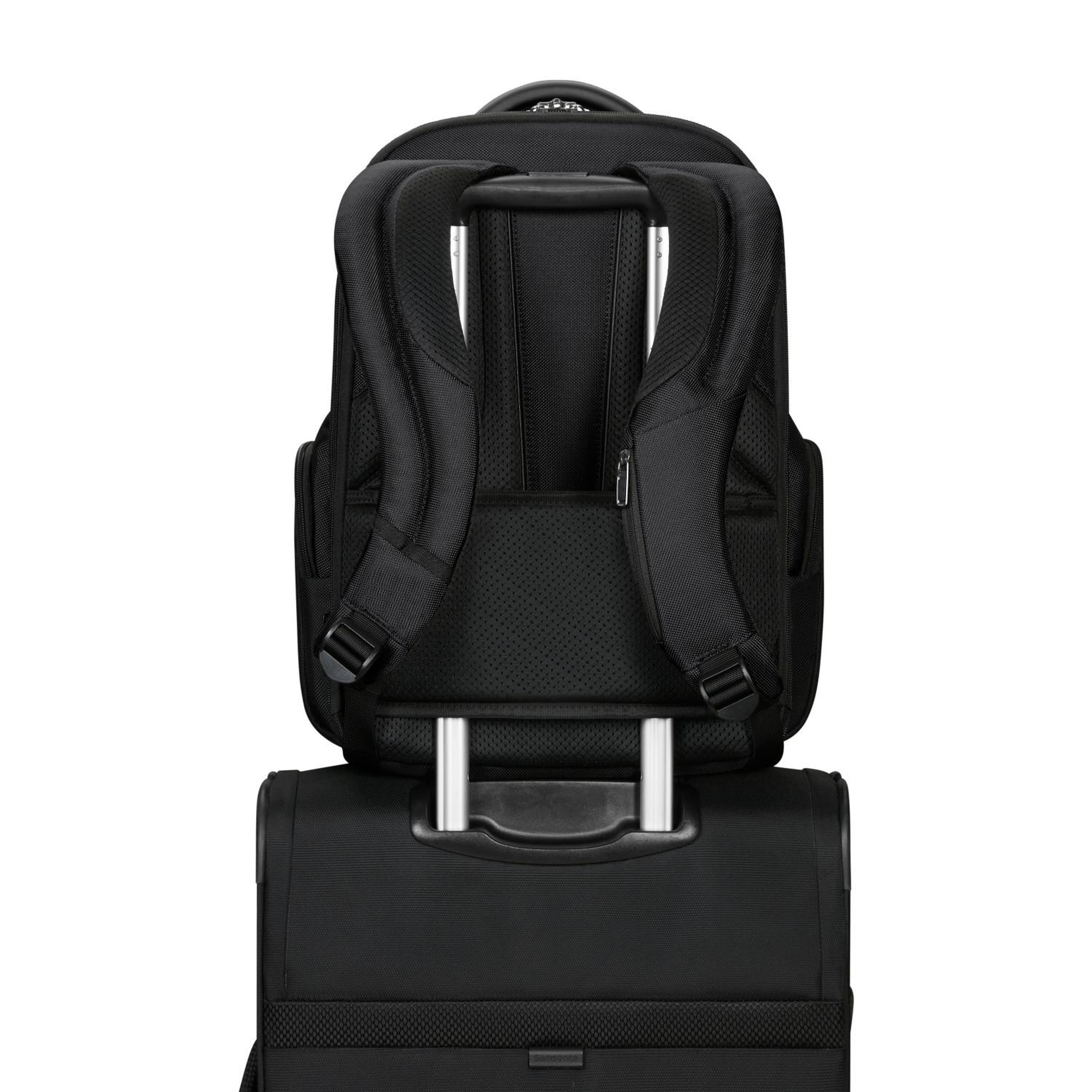 Samsonite Siyah Pro-DLX 6 - Körüklü Sırt Çantası 15.6"