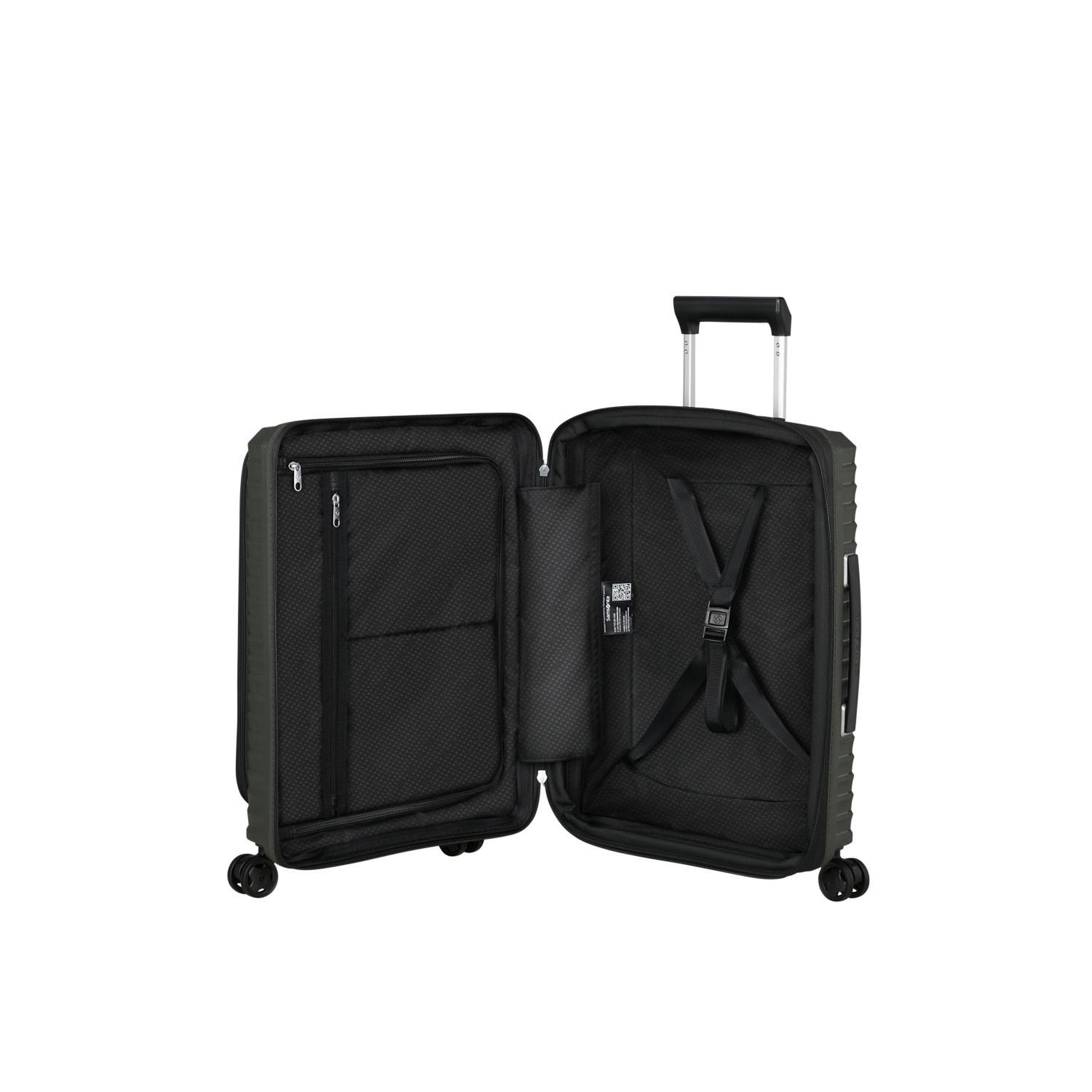 Samsonite Koyu Yeşil Upscape Körüklü - Kabin Boy Valiz