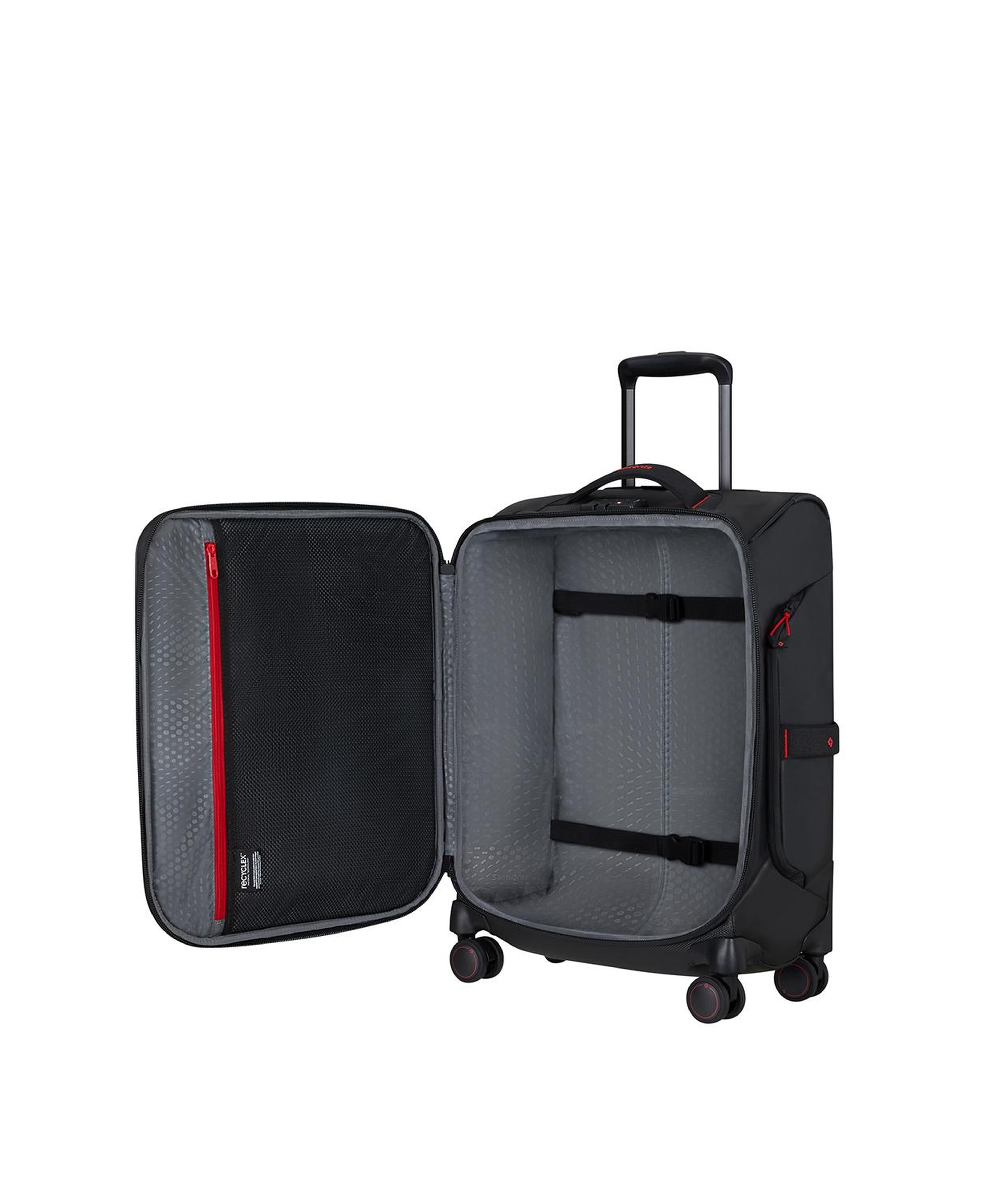 Samsonite Siyah Ecodiver - 4 Tekerlekli Duffle 55 cm Kabin Boy Valiz