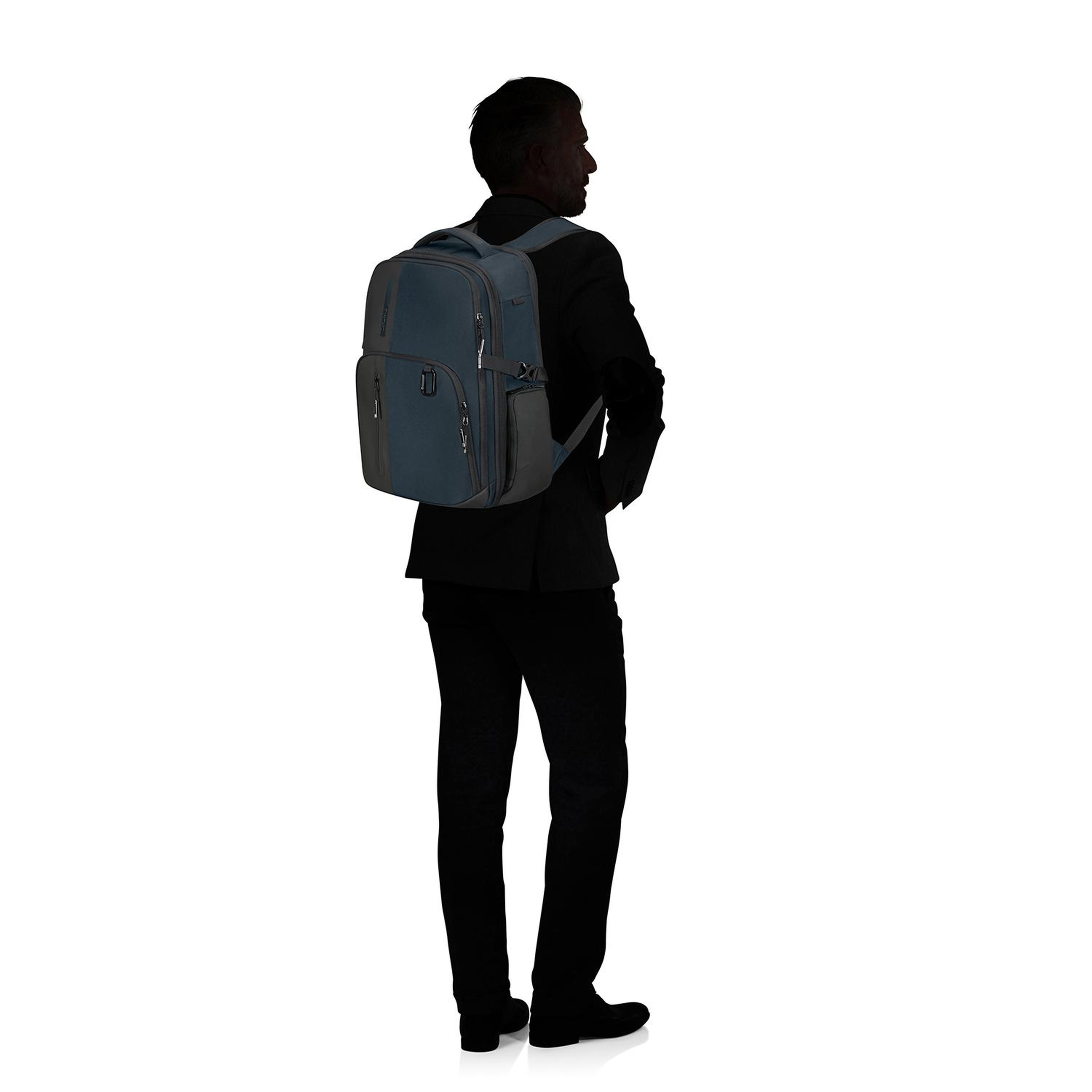 Samsonite Lacivert Biz2go - Körüklü Sırt Çantası 17.3" Overnıght