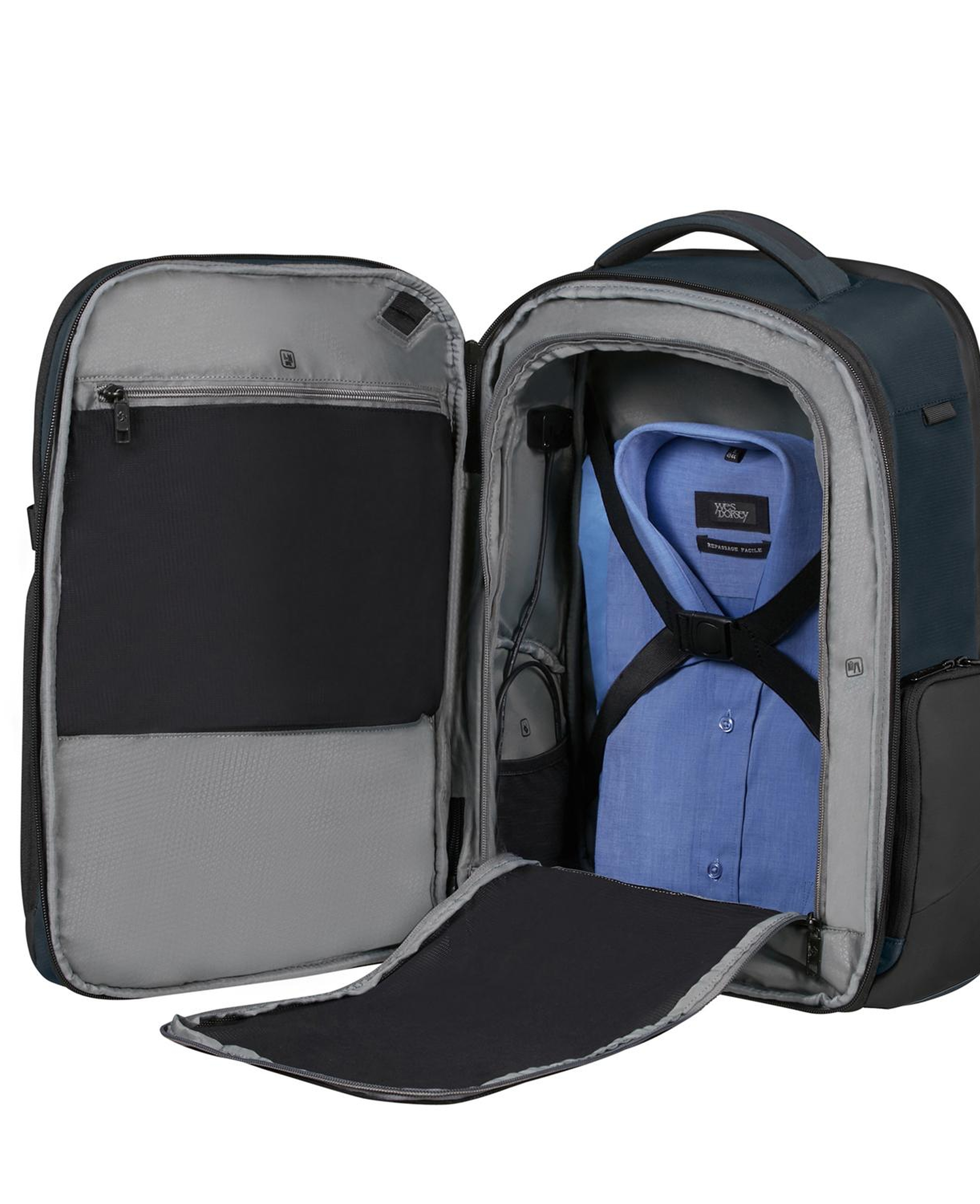 Samsonite Lacivert Biz2go - Körüklü Sırt Çantası 17.3" Overnıght