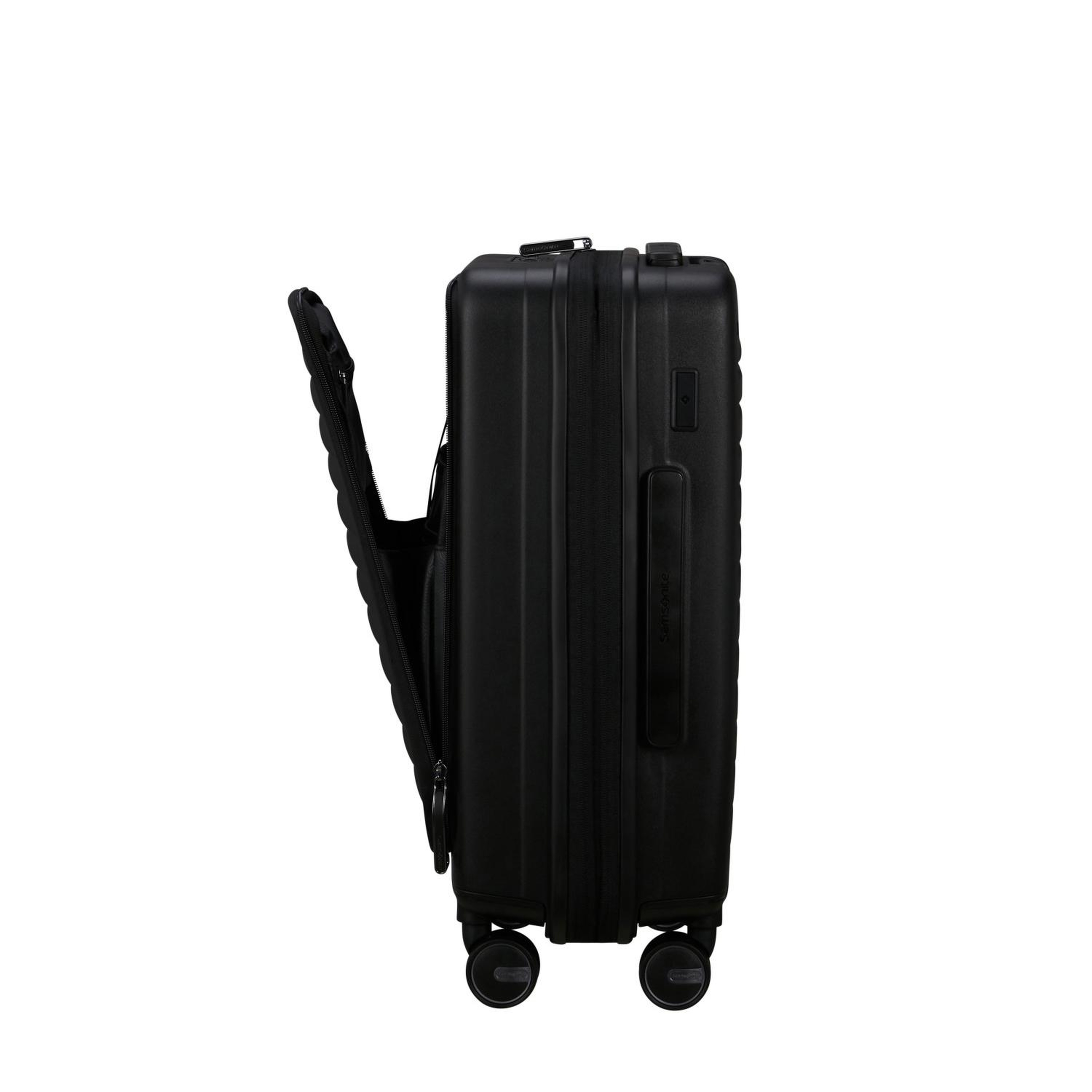 Samsonite Siyah Restackd - Körüklü 55/20 Kabin Boy Valiz