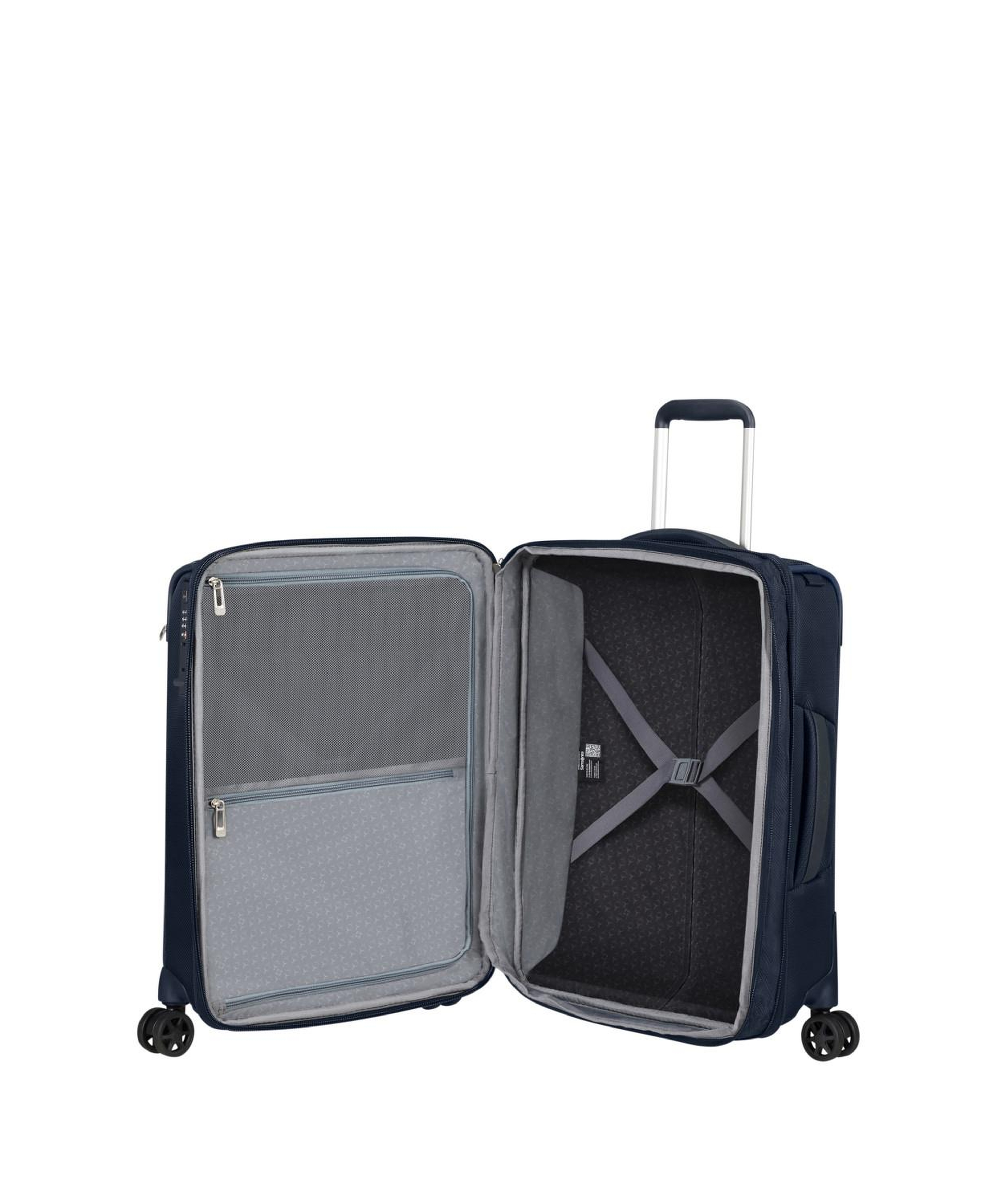 Samsonite Lacivert Respark-Spinner - Körüklü 55/20 Kabin Boy Valiz