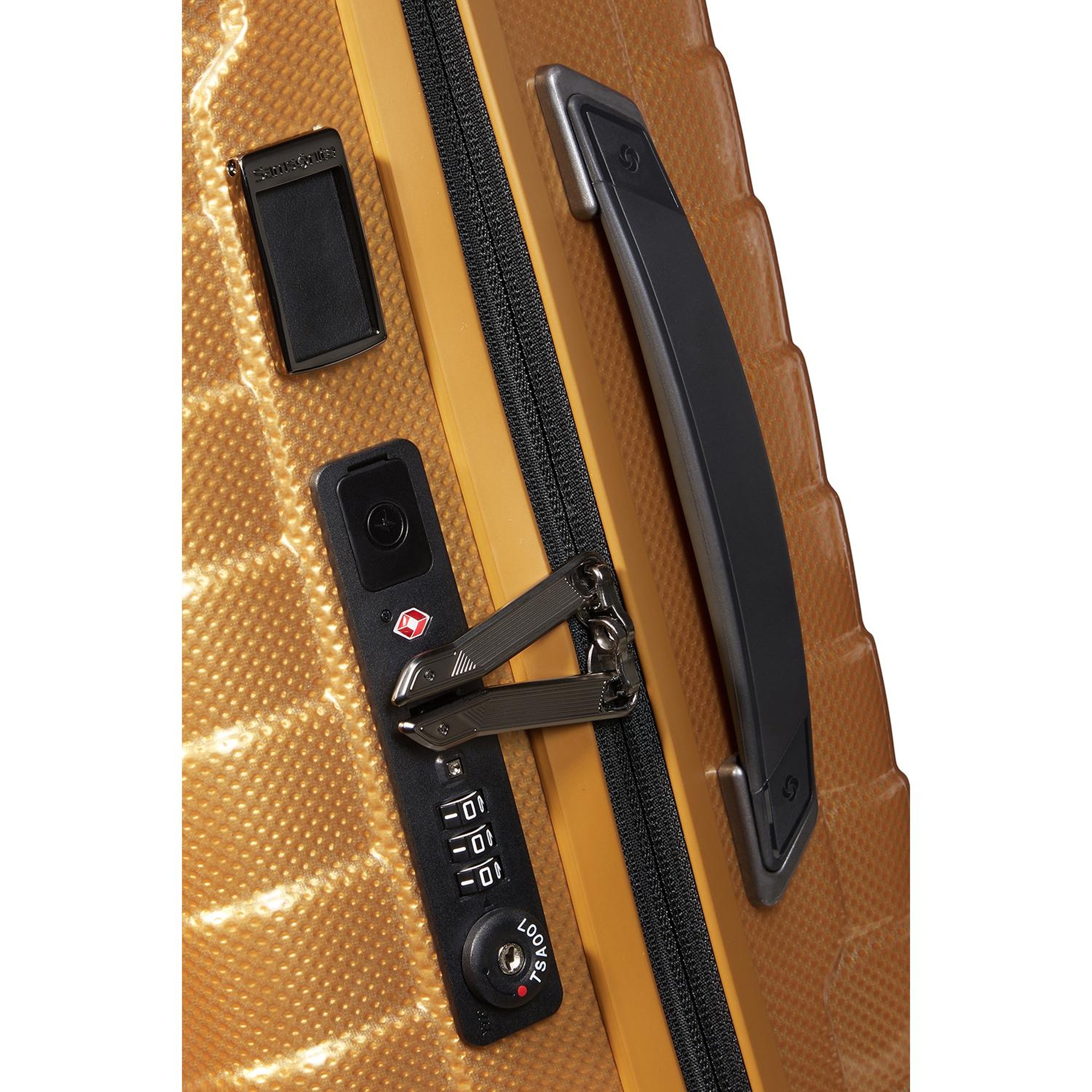 Samsonite Turuncu Proxis - Spinner Sarı 4 Tekerlekli Körüklü Kabin Boy Valiz 55 cm