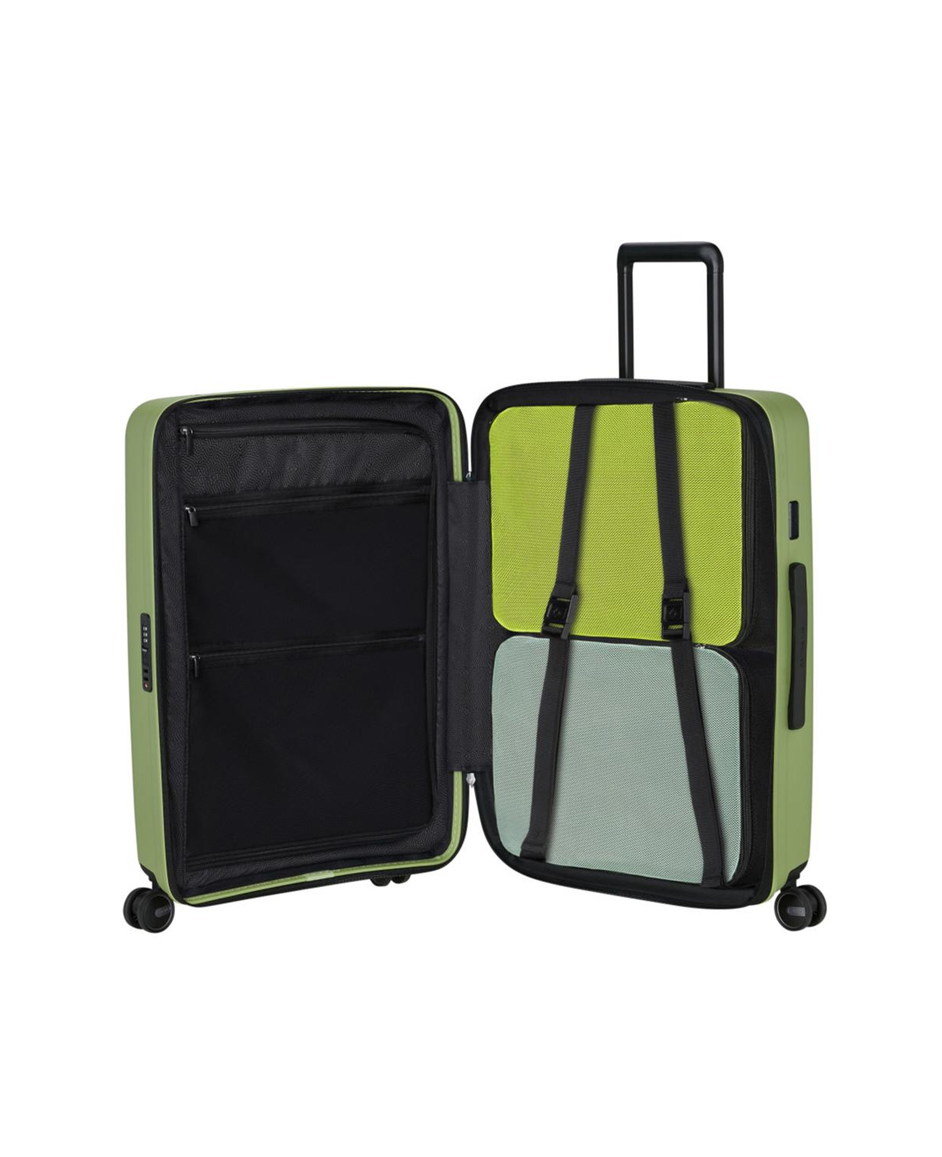 Samsonite Yeşil Restackd - Körüklü 68/25 Orta Boy Valiz