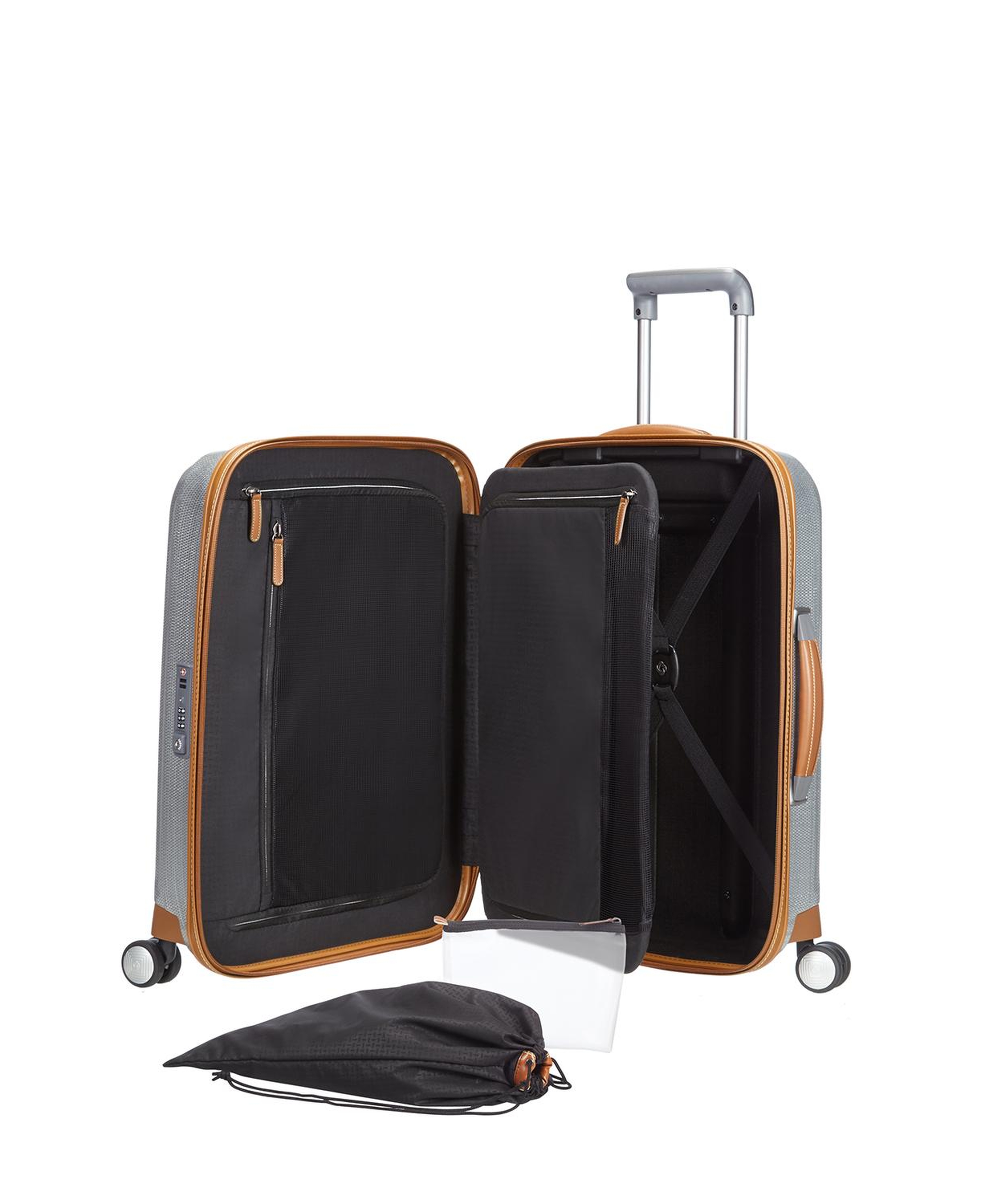 Samsonite Gri  Lite-Cube Dlx Spinner - 55/20 Kabin Boy Valiz