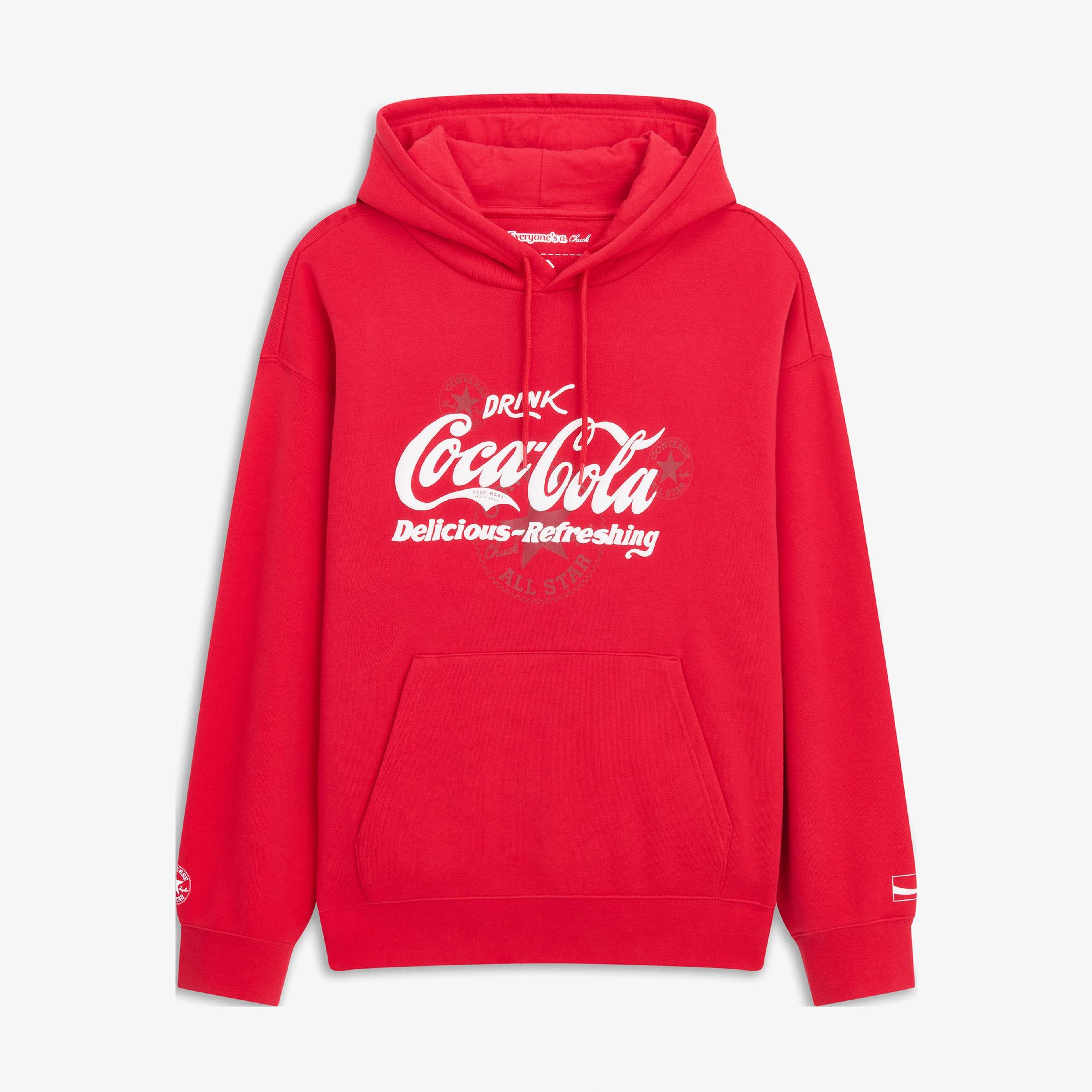 Converse x Coca-Cola Erkek Kırmızı Hoodie