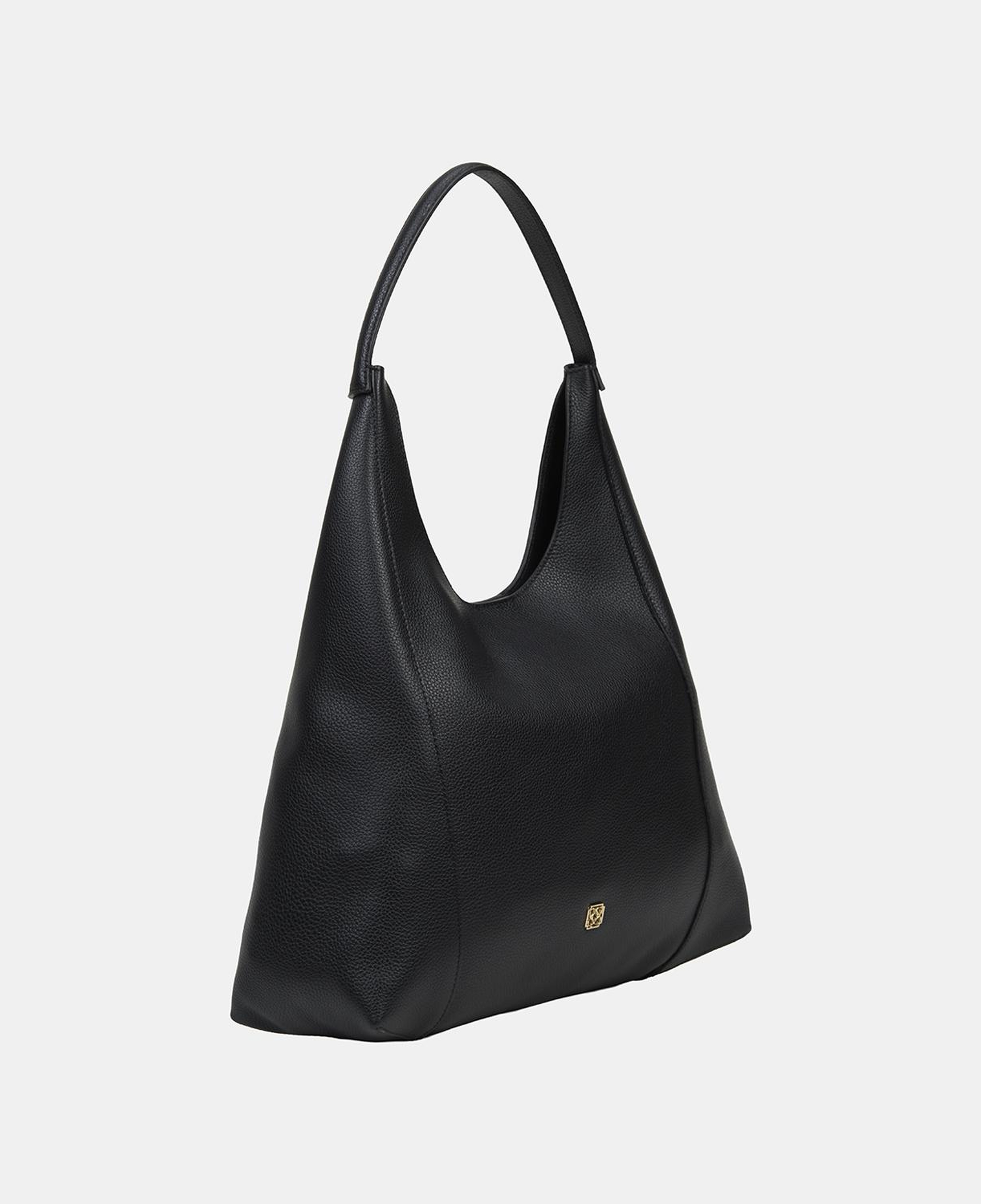 Kadın Siyah Deri Omuz Çantası