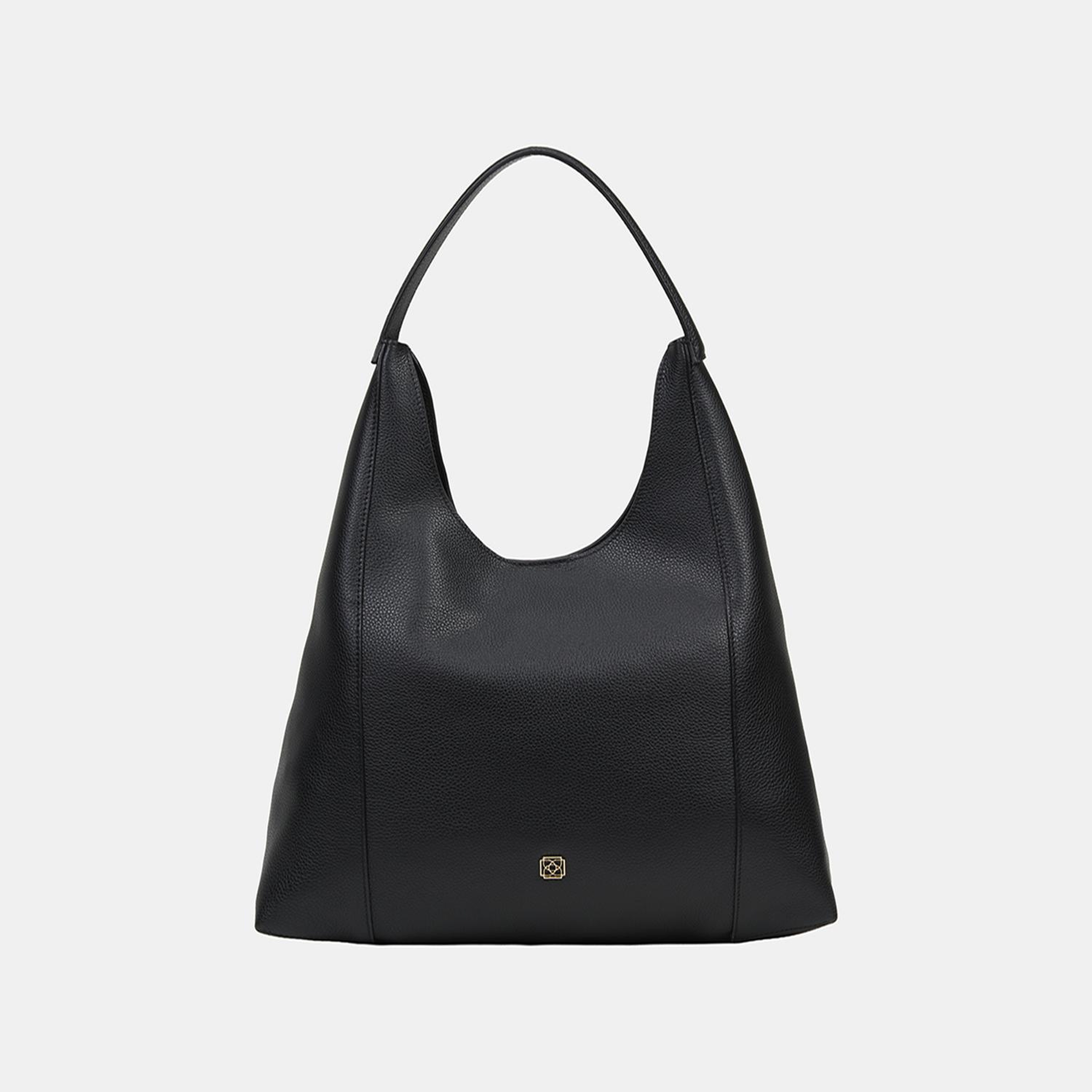 Kadın Siyah Deri Omuz Çantası