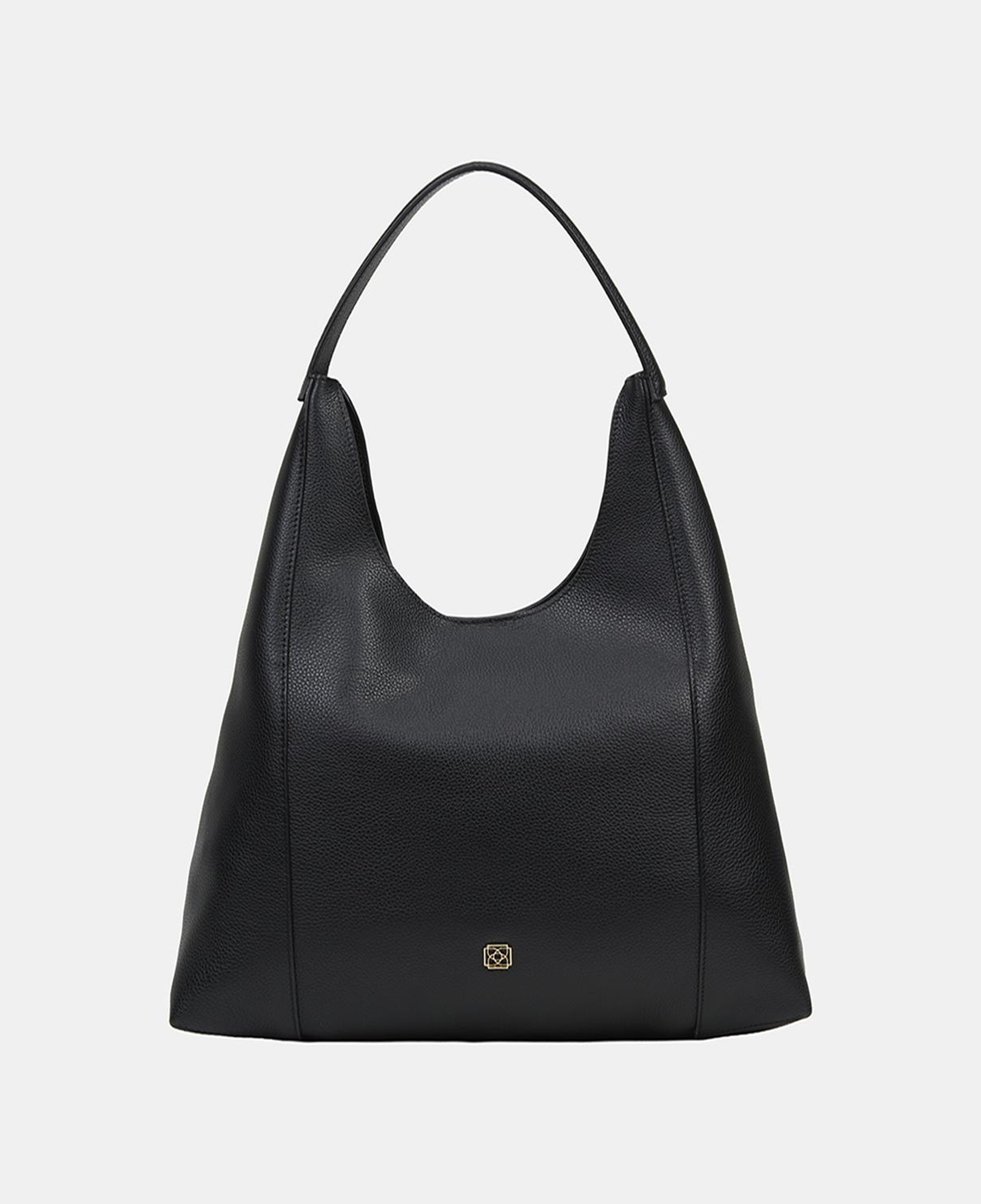 Kadın Siyah Deri Omuz Çantası