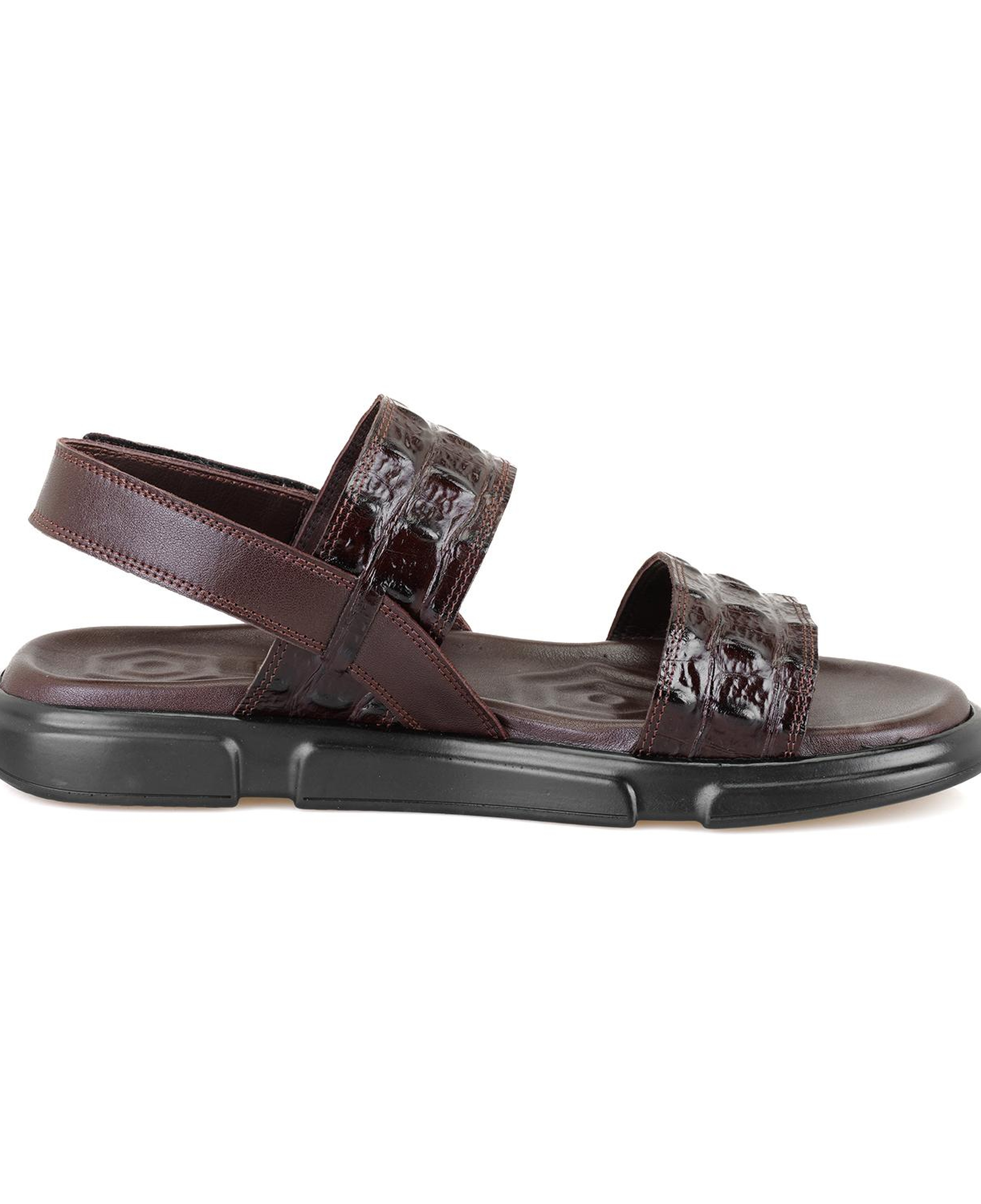 Ellery Kahve Erkek Deri Sandalet