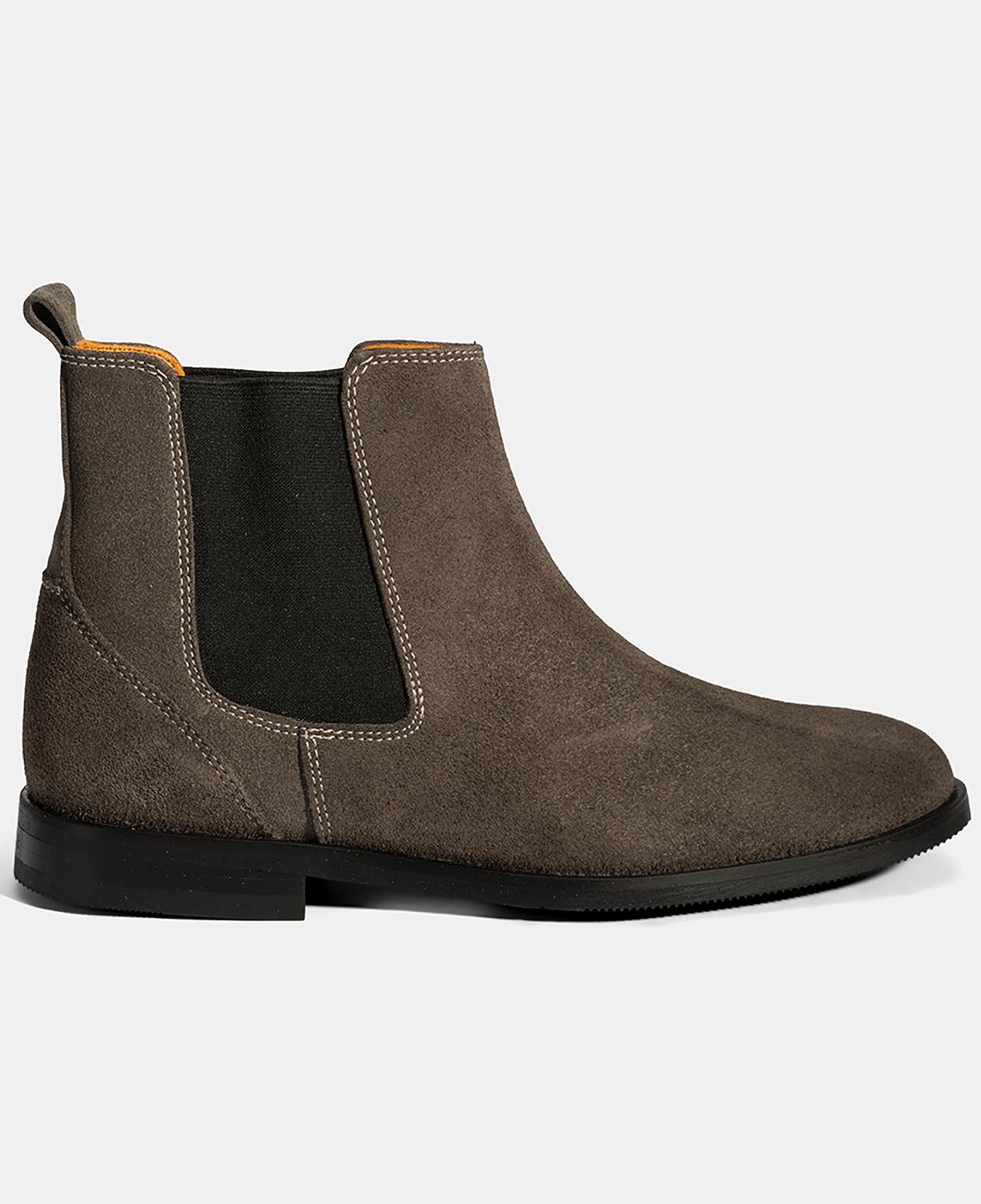 Kadın Vizon Lastik Detaylı Süet Deri Bot