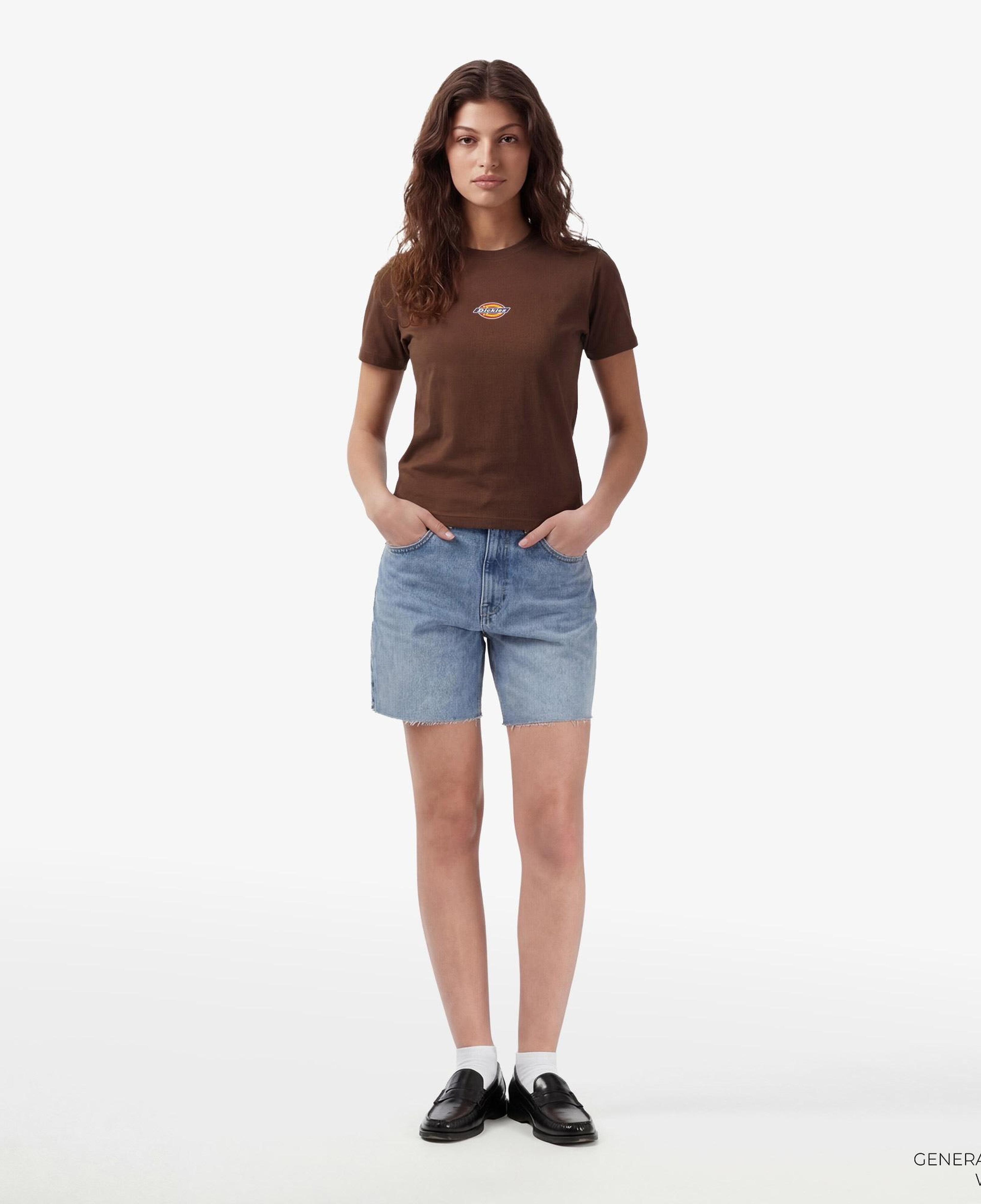 Dickies Maple Valley Reg Kadın Kahverengi T-Shirt