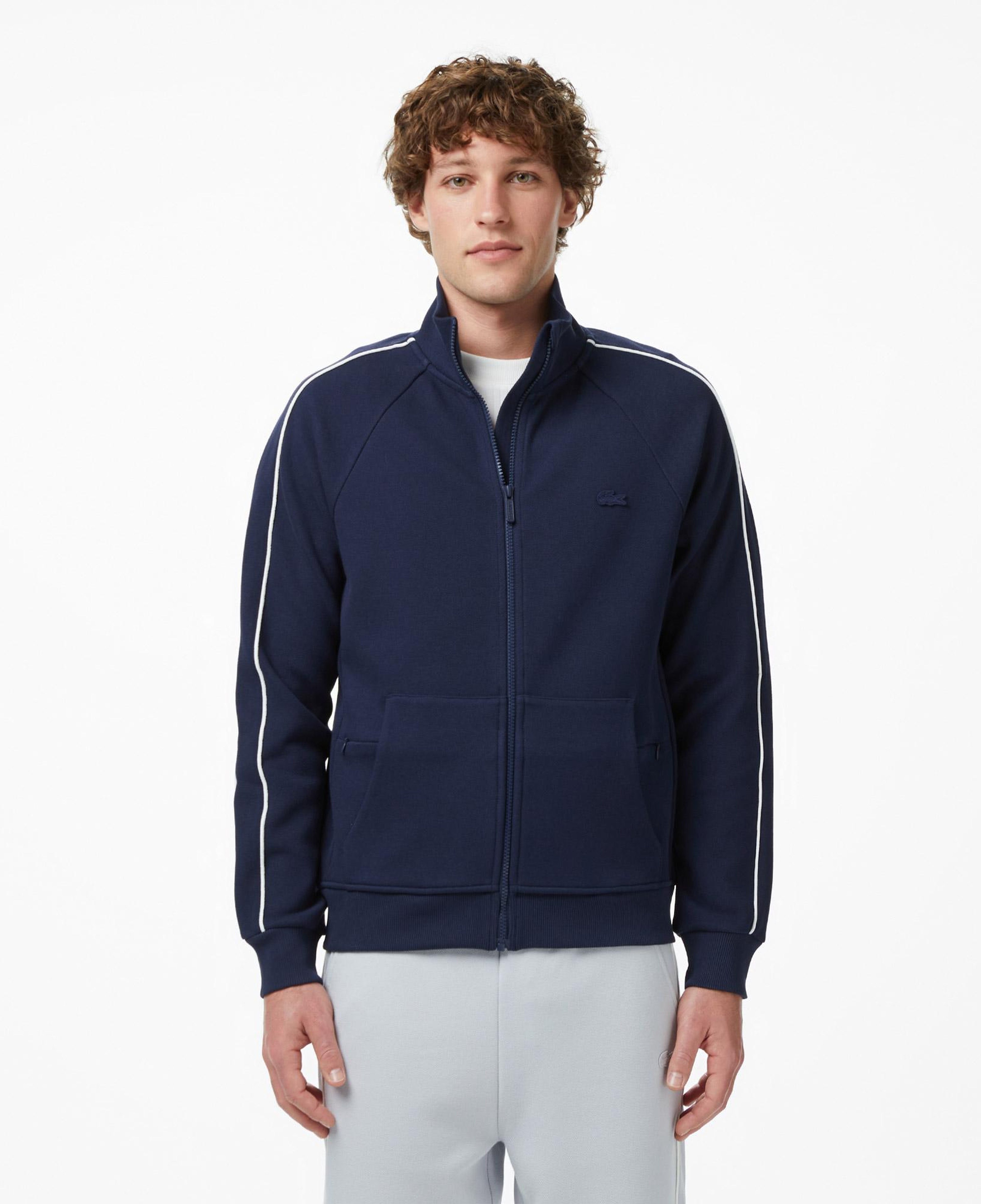 Lacoste Erkek Regular Fit Fermuarlı Lacivert Sweatshirt
