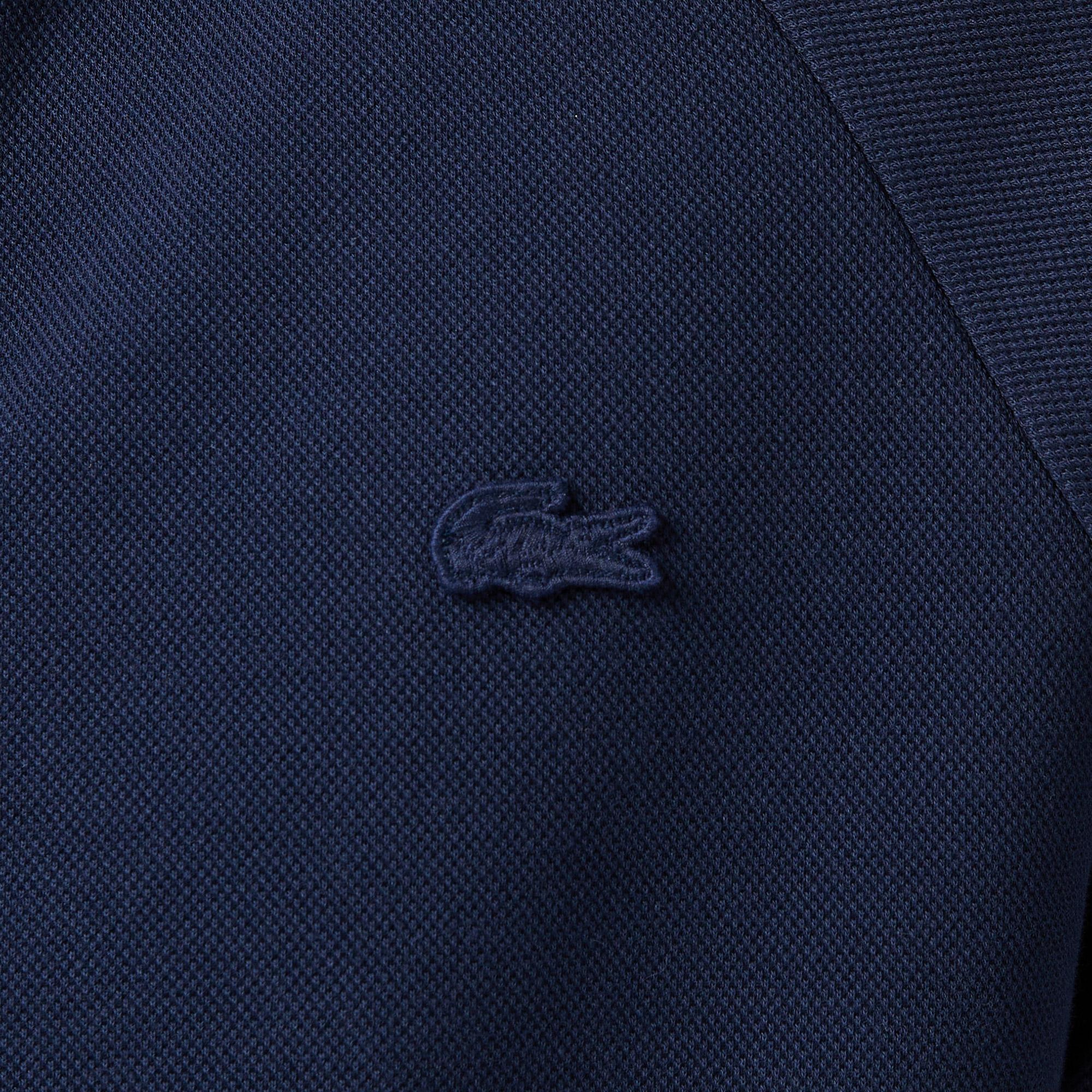 Lacoste Erkek Regular Fit Fermuarlı Lacivert Sweatshirt