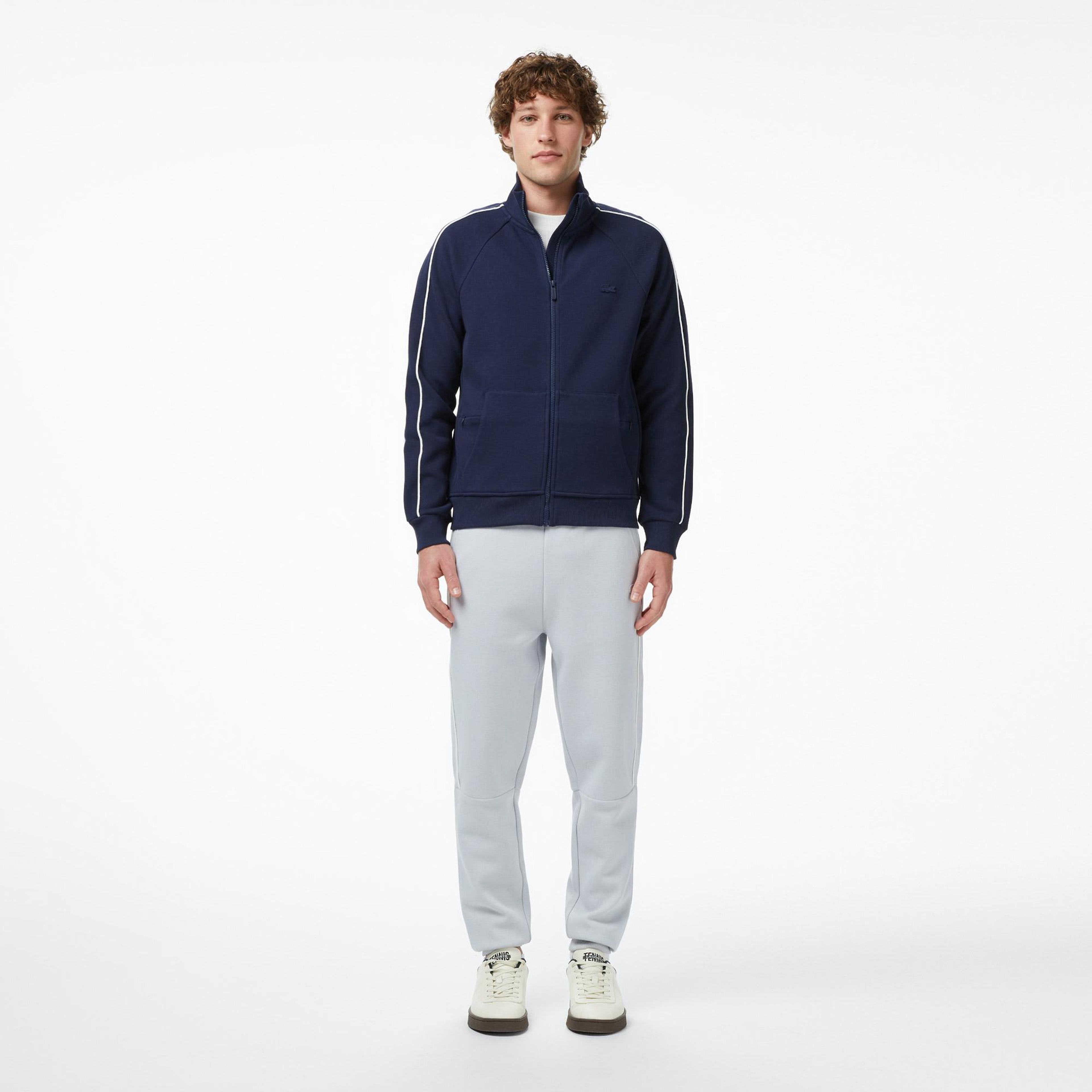 Lacoste Erkek Regular Fit Fermuarlı Lacivert Sweatshirt